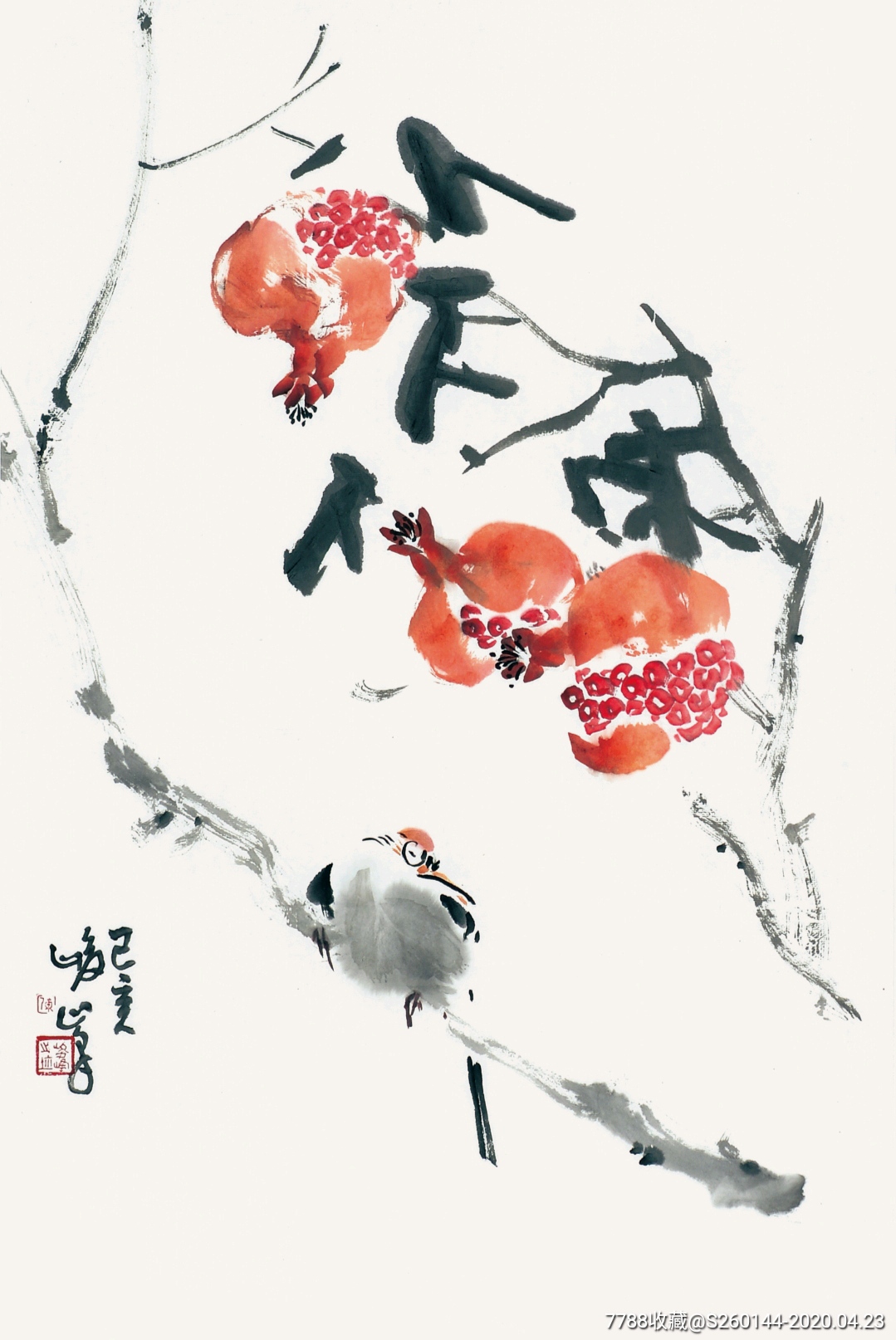 陈峻峰70*46cm_花鸟国画原作_作品欣赏_收藏价值_7788字画网