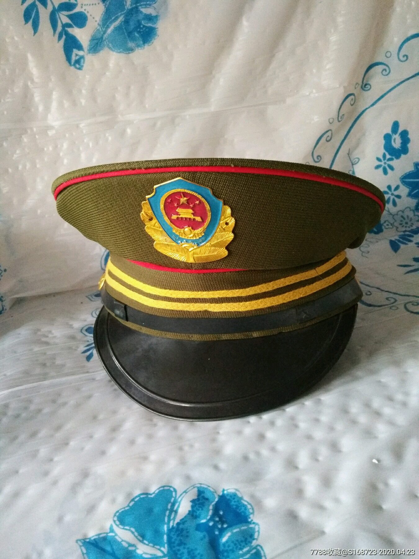 老物件八*十年代老库存怀旧收藏儿童帽子大盖帽