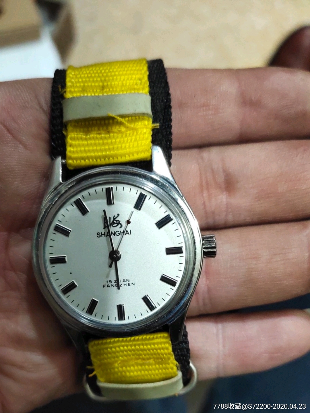 老上海机械表,男款,7120机芯,晃动能走