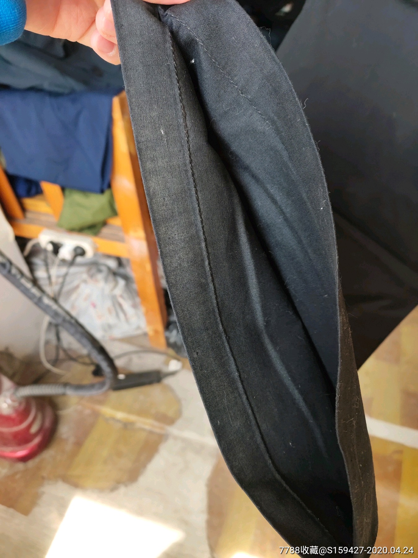 民国手工黑色棉布缅裆裤