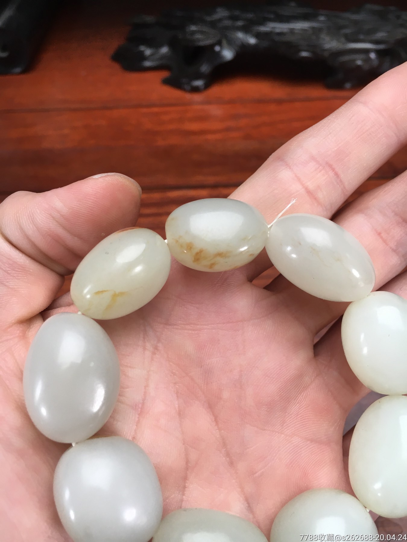 新疆和田玉籽料随形手串手链