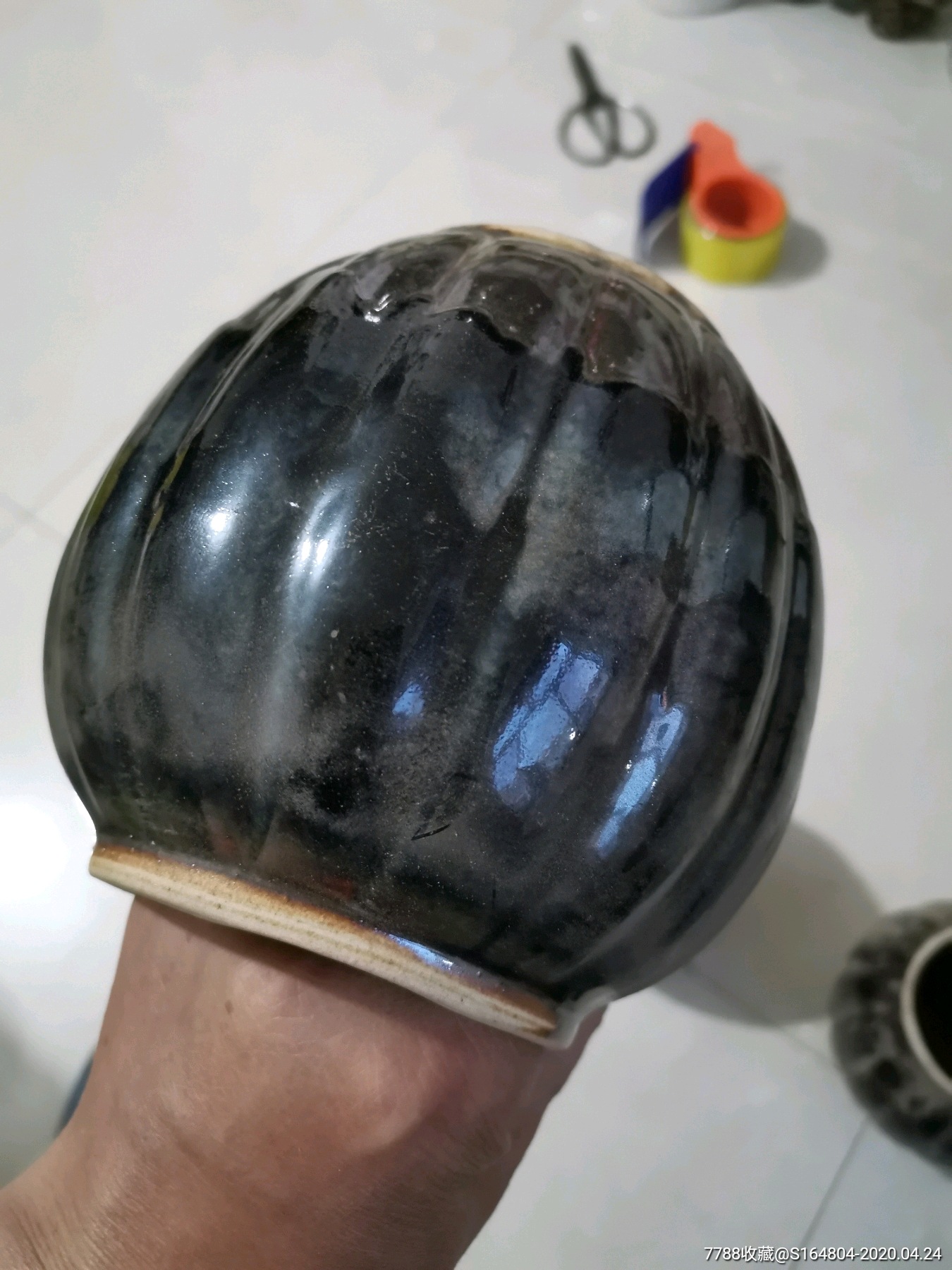 黑釉瓜愣罐子