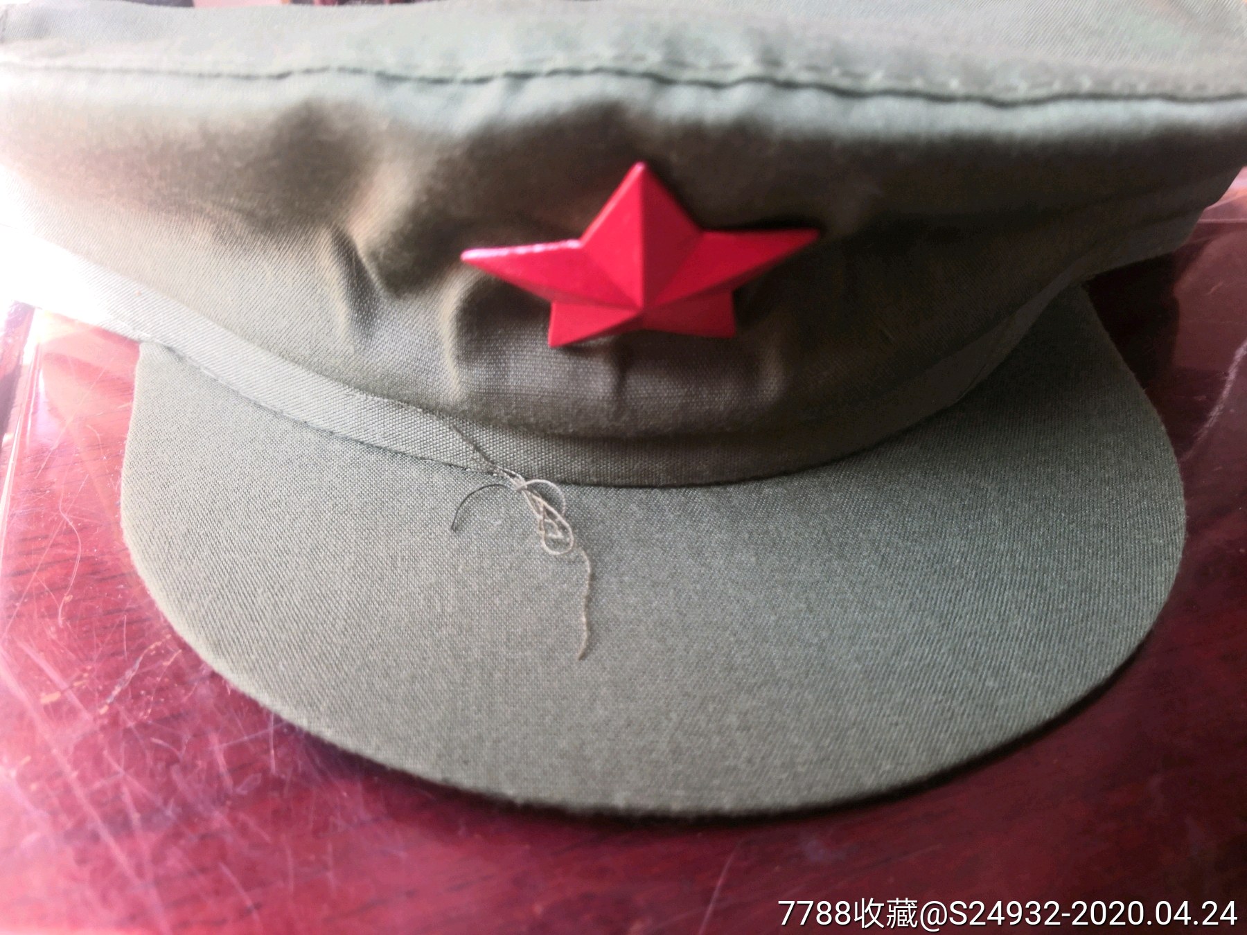 怀旧版五星军帽