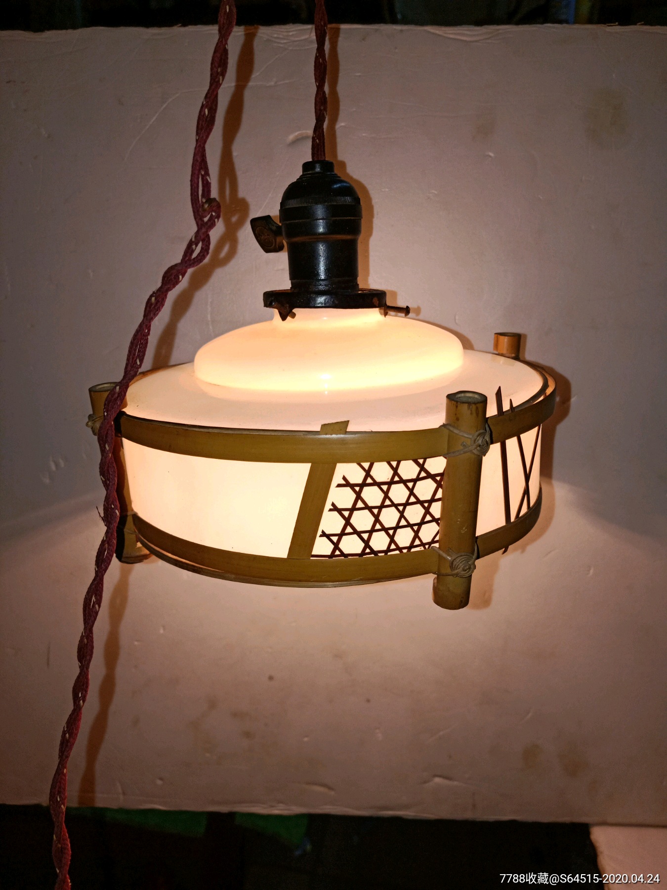 民国,满洲国,玻璃,琉璃吊灯,照明灯-其他灯具-7788收藏