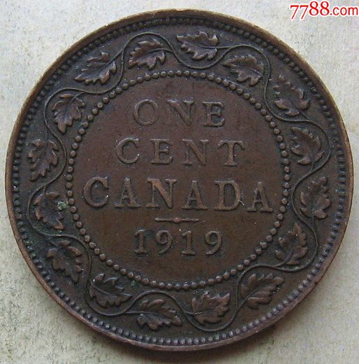 1919年加拿大硬币1分