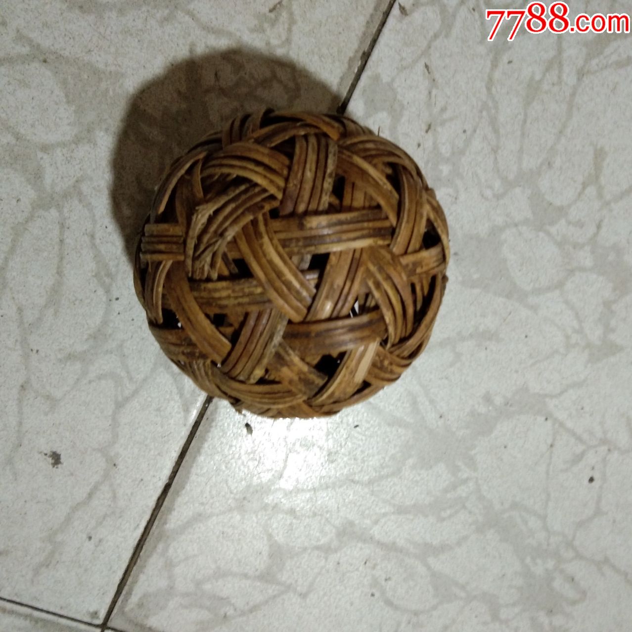 早期老艺人手工做的竹球.稀少