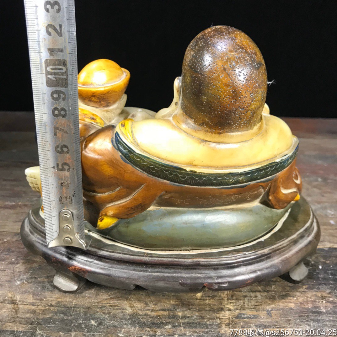 寿山芙蓉石画彩弥勒佛一尊_寿山石_第6张_7788奇石收藏