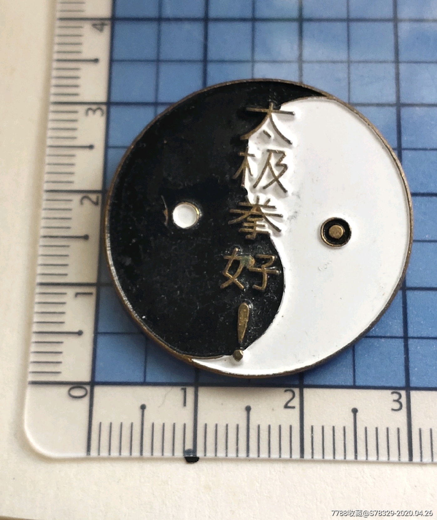 日本太极拳协会1976.10-体育运动徽章-7788收藏__收藏热线