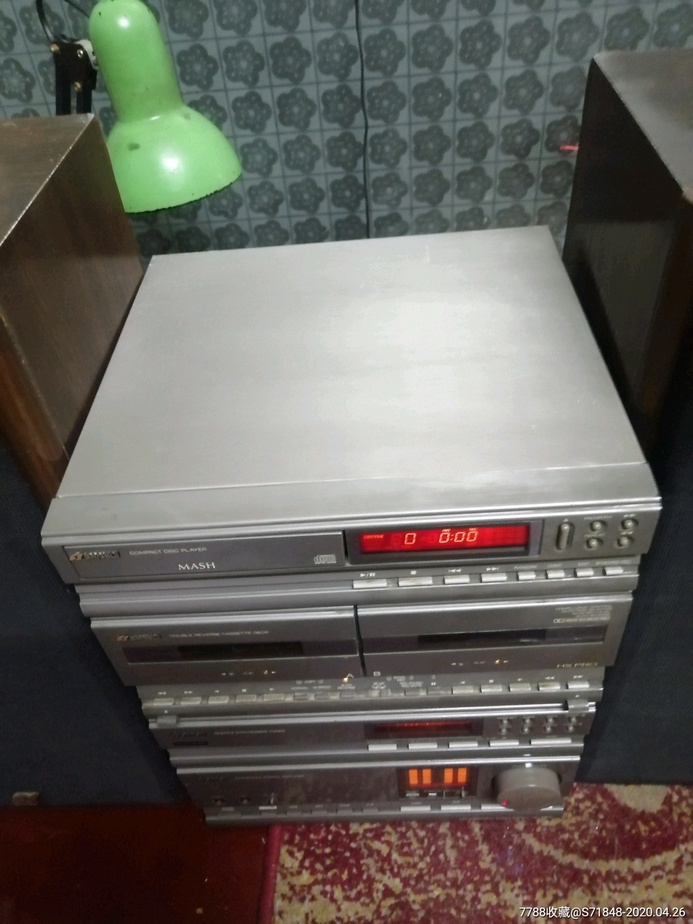 日本原装经典山水cdd-2500组合音响非收录机随身听