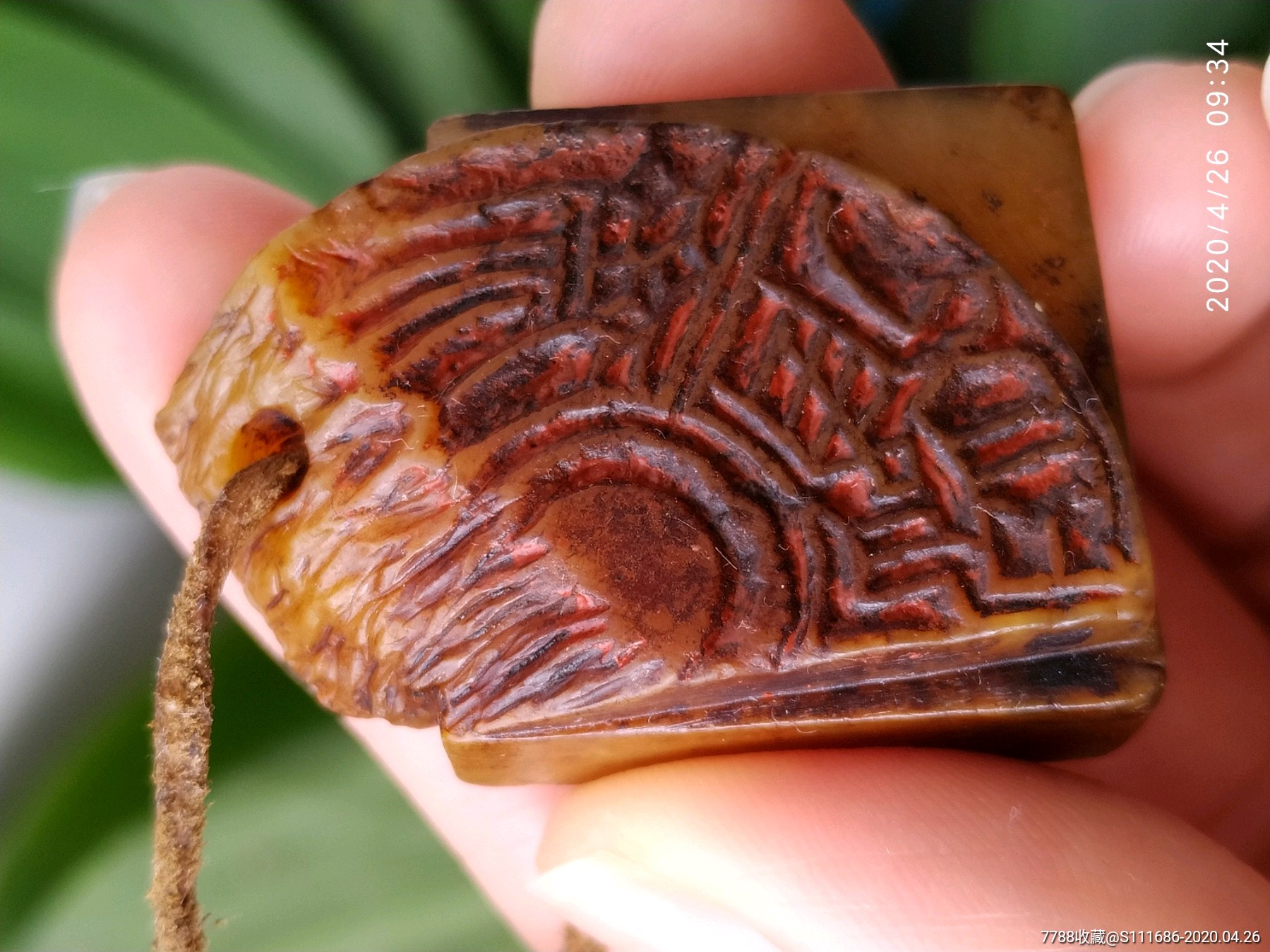 寿山石异形印章