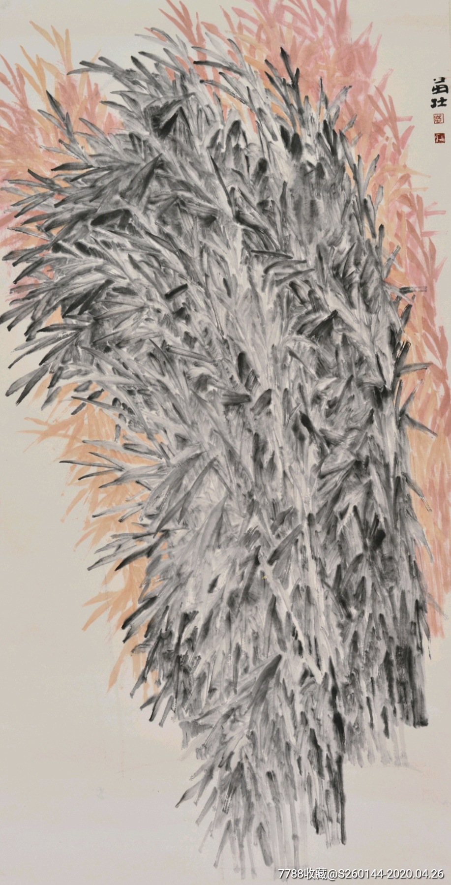 首页 零售 花鸟国画原作 >> 苗壮136*68cm统一编号