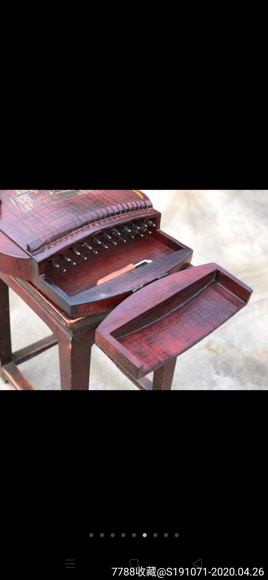 大漆描金古筝-其他民族乐器-7788乐器收藏