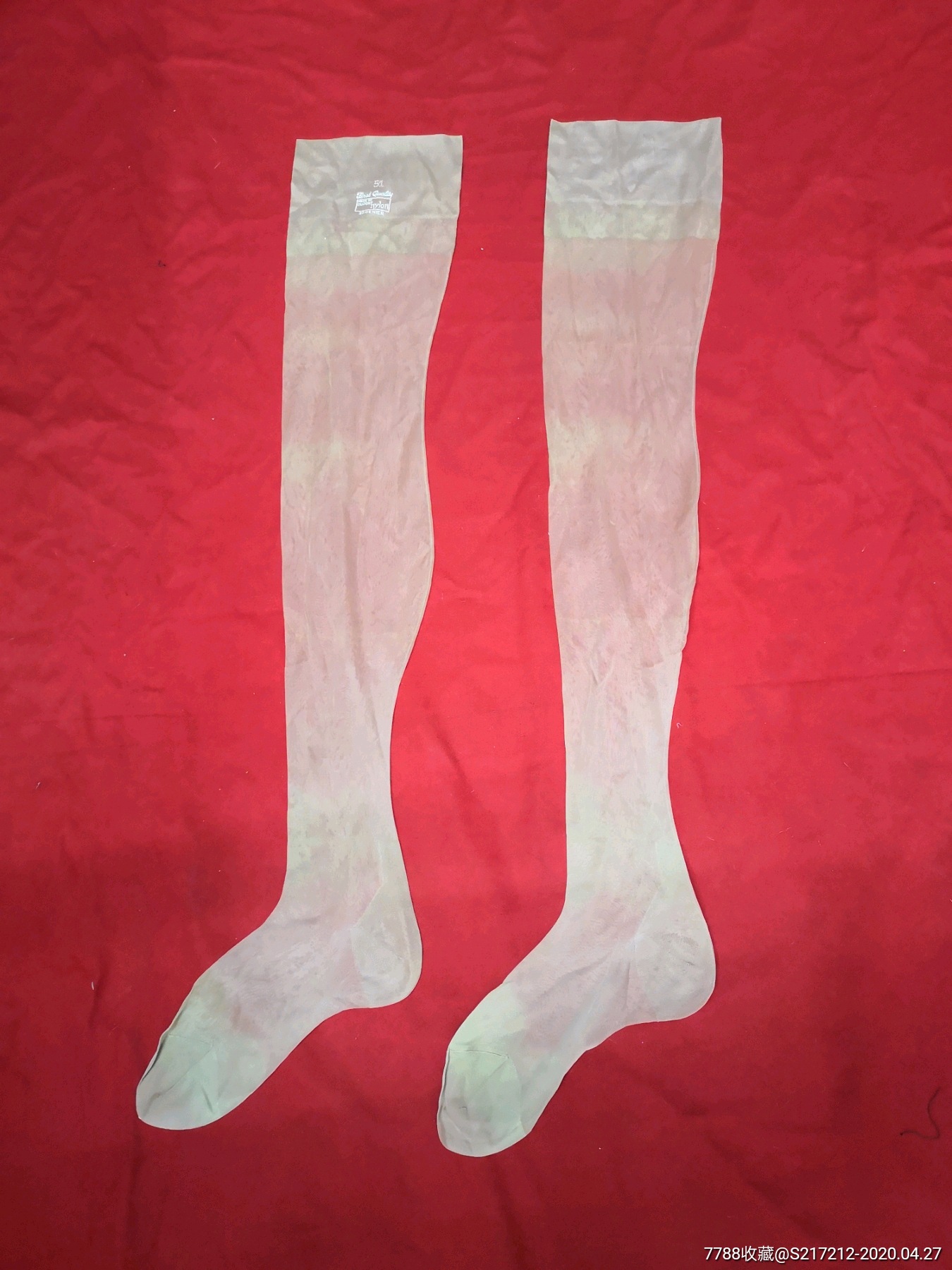 民国时期老丝袜两双合售