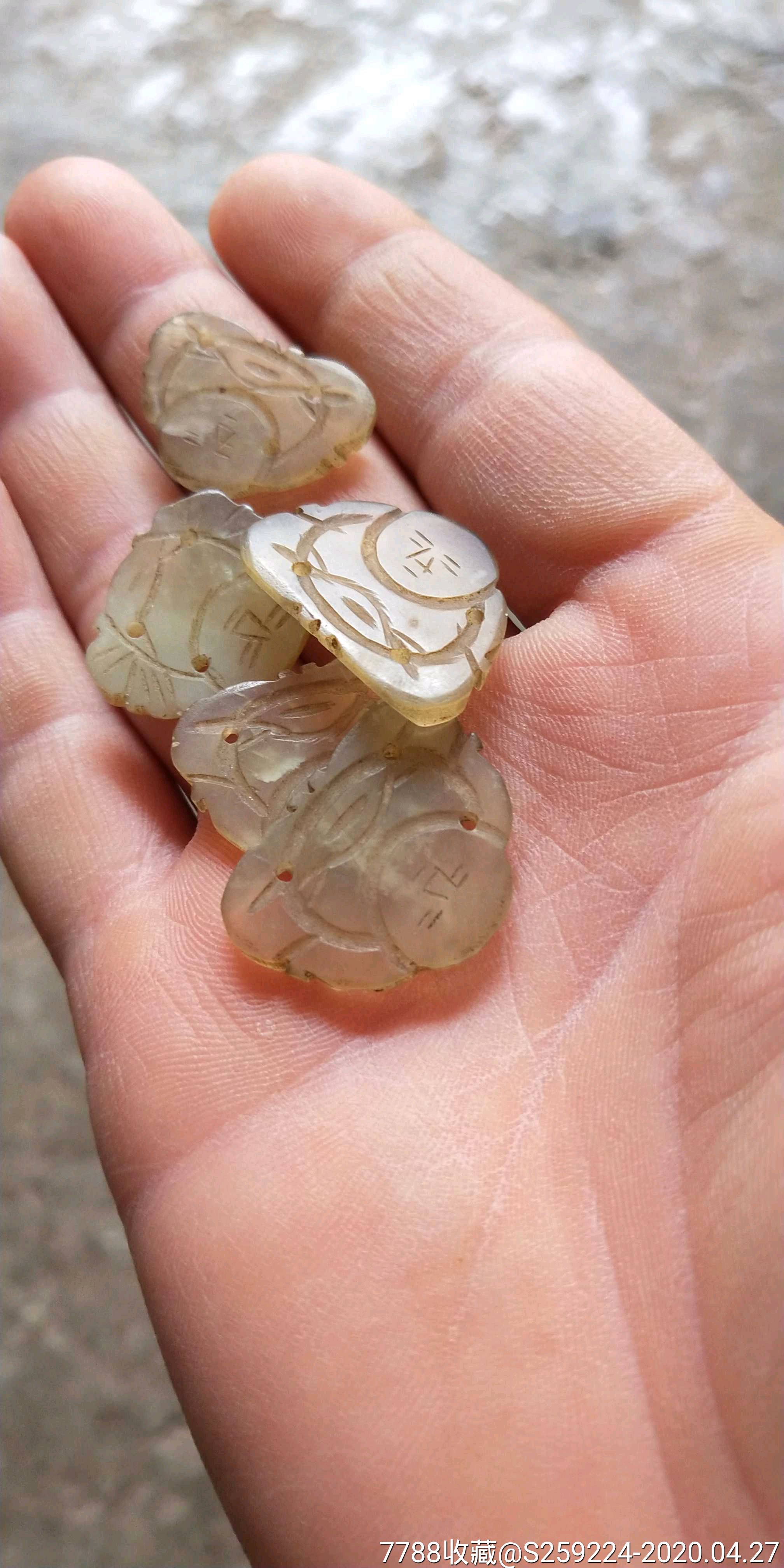 清代秀玉帽花五福临门