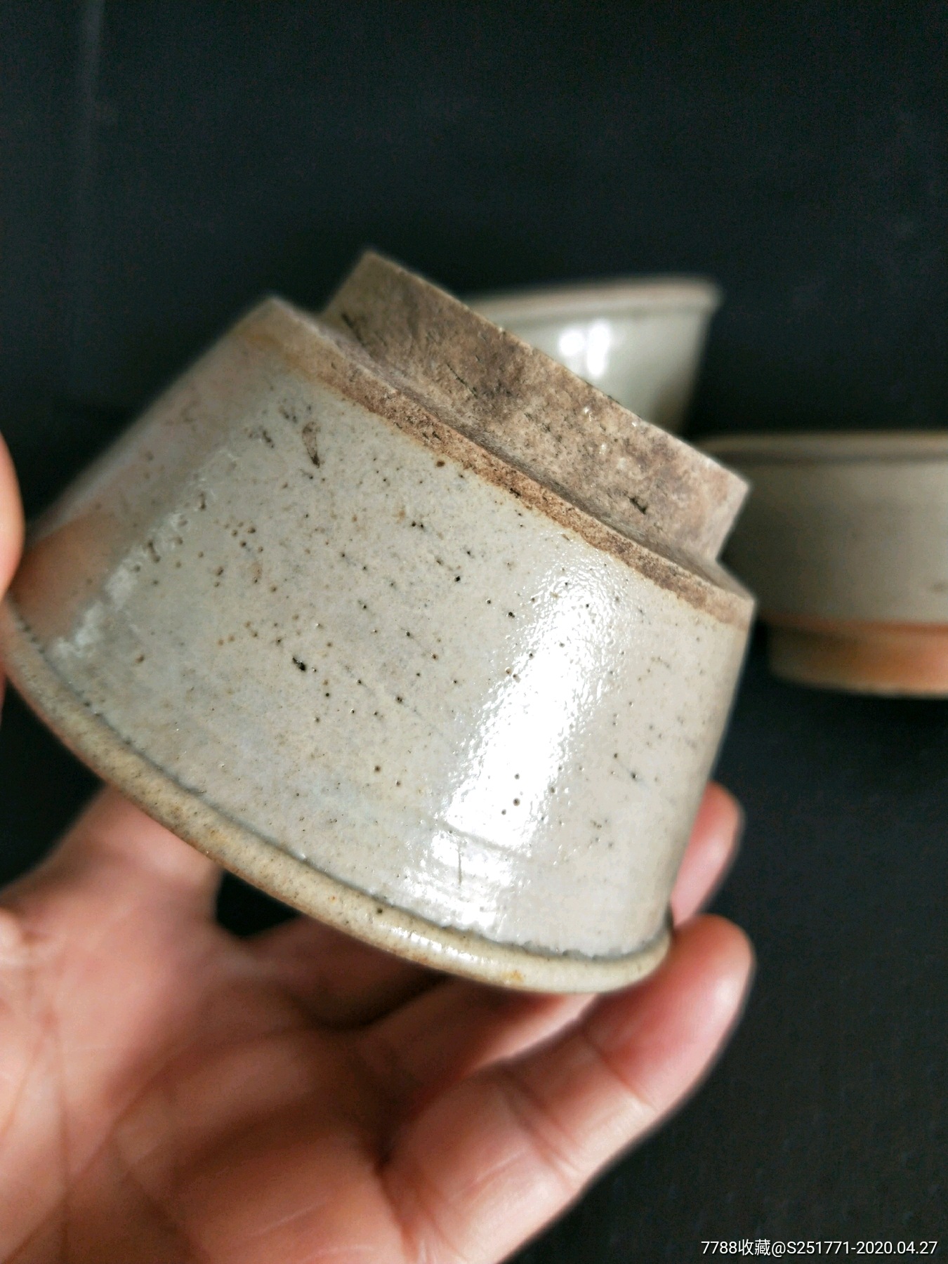 明代龙泉窑茶盏