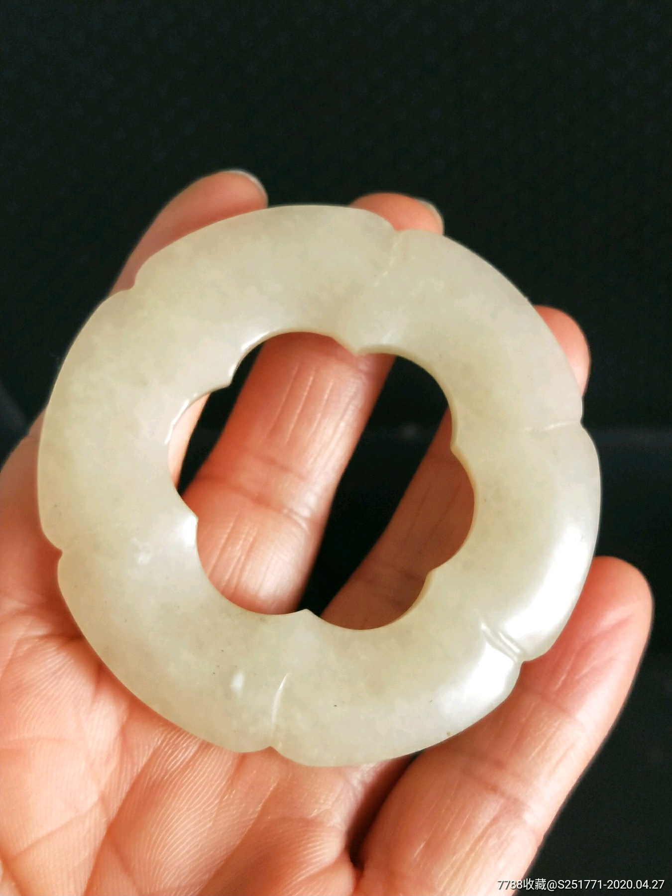 明代和田玉玉环