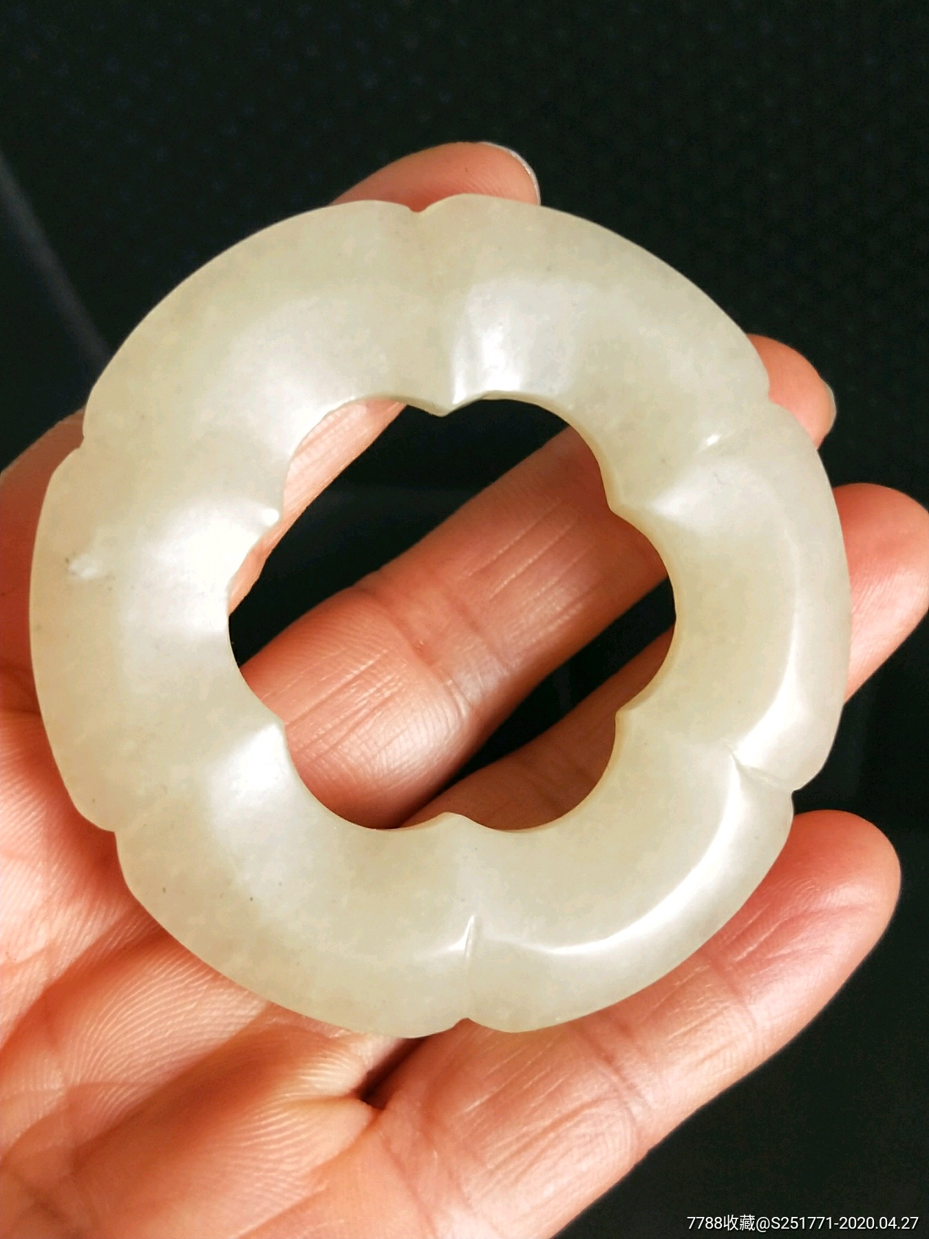 明代和田玉玉环