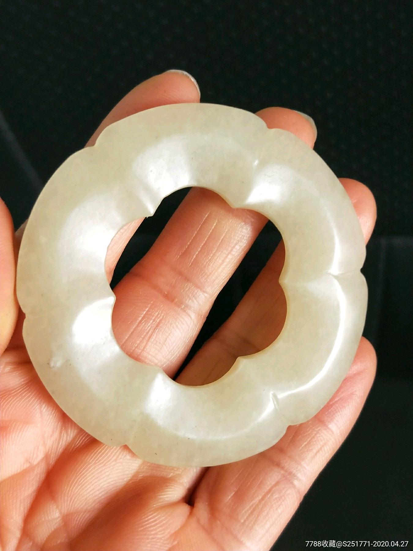 明代和田玉玉环