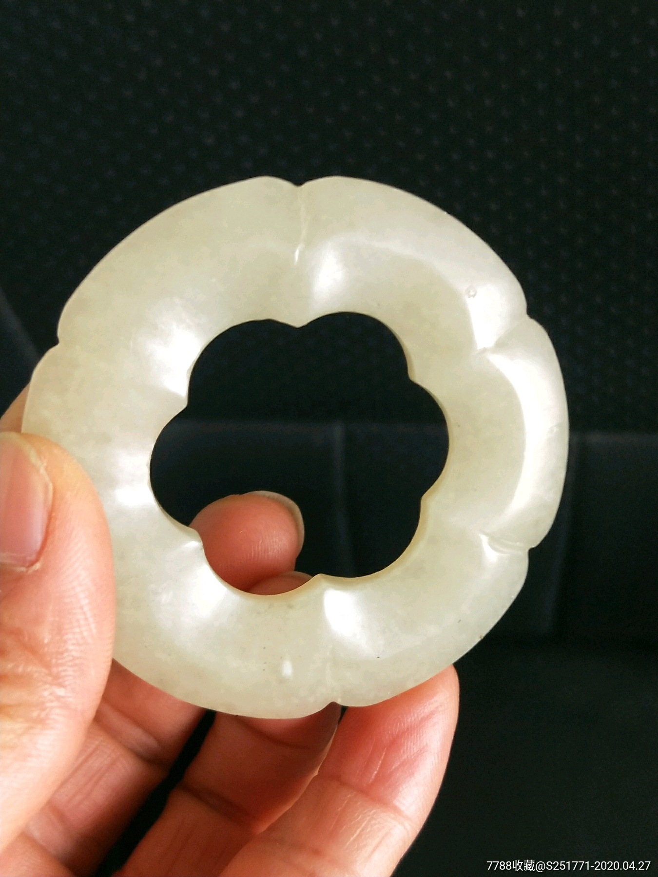 明代和田玉玉环