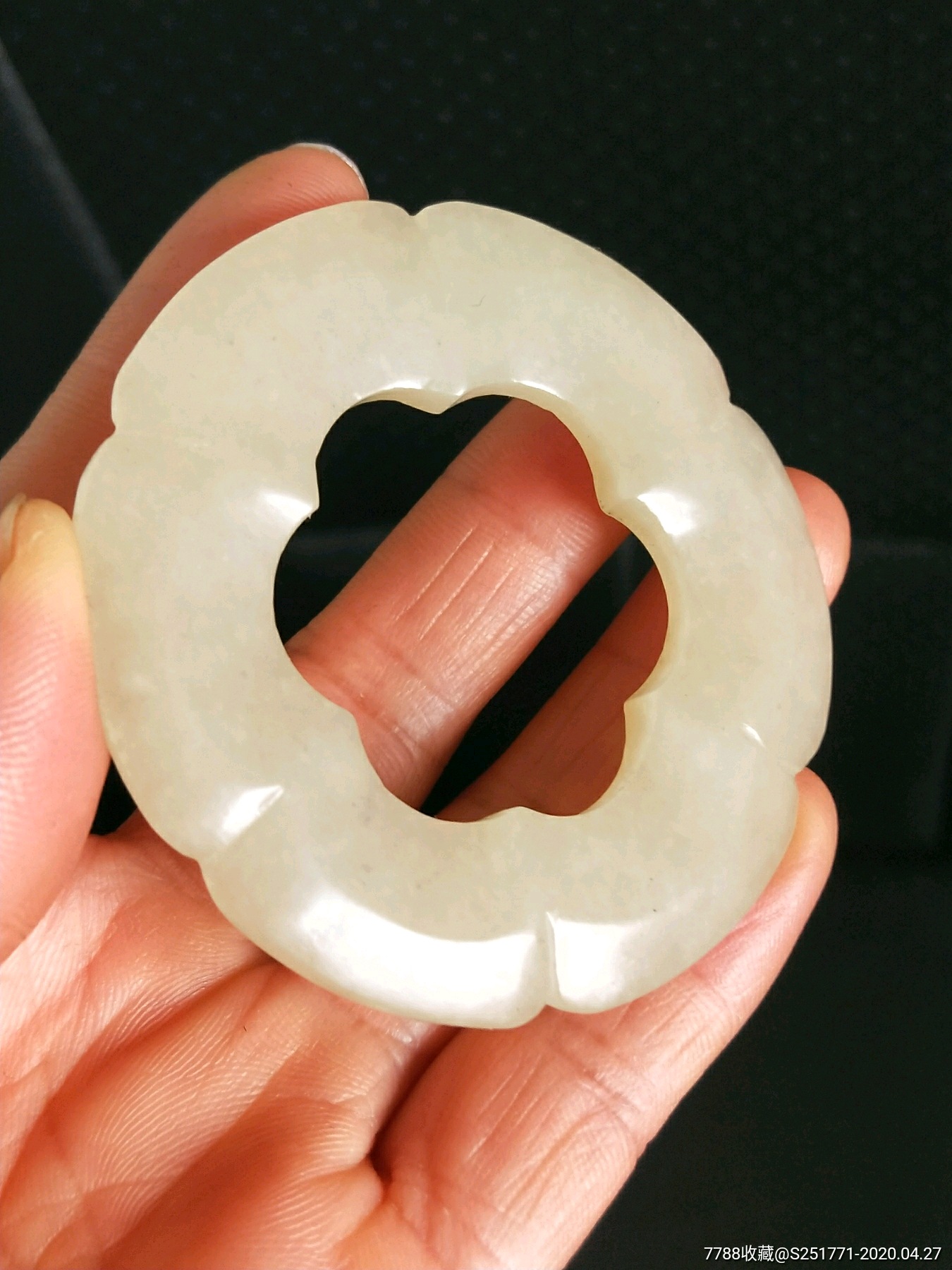 明代和田玉玉环