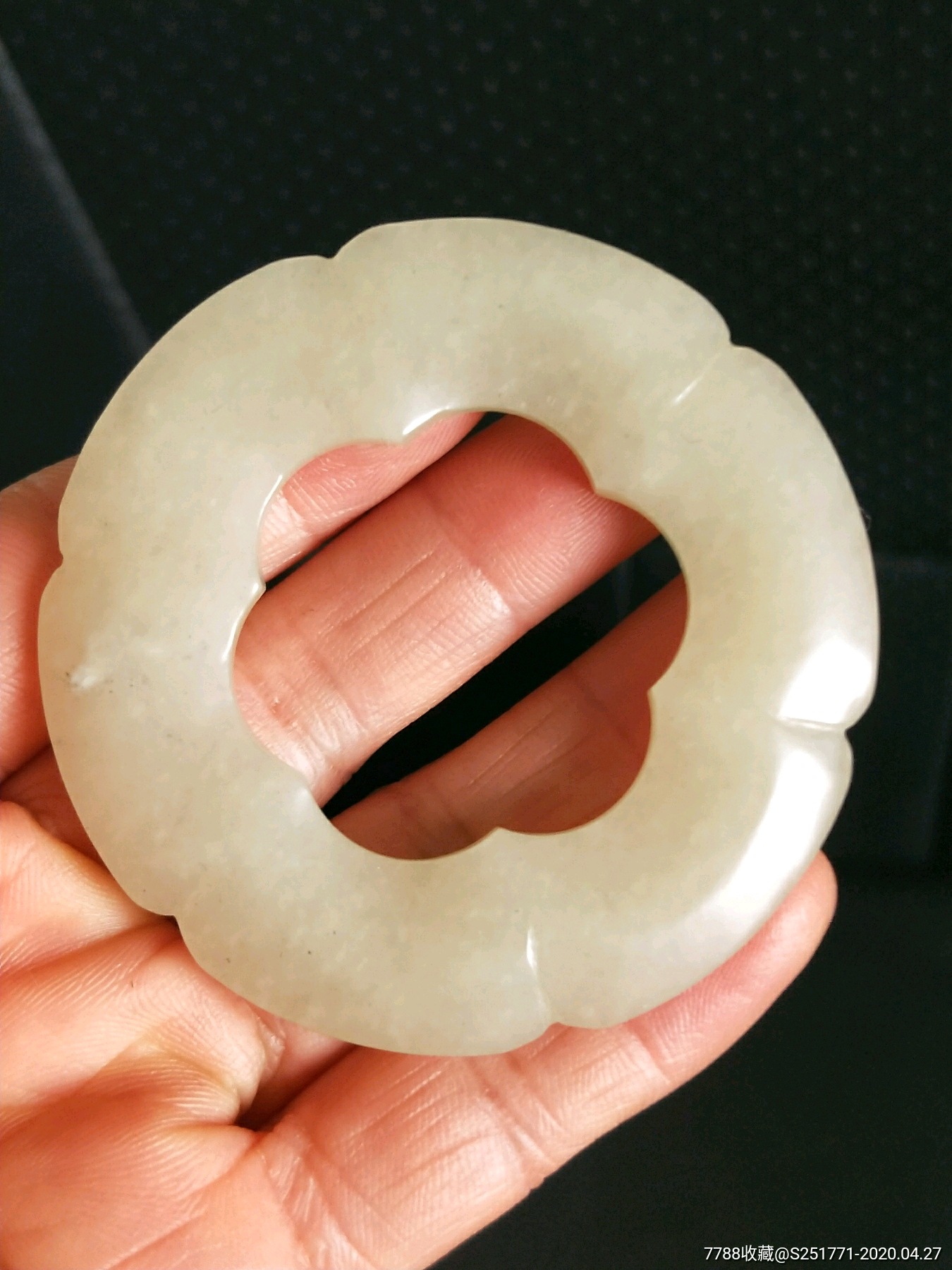 明代和田玉玉环