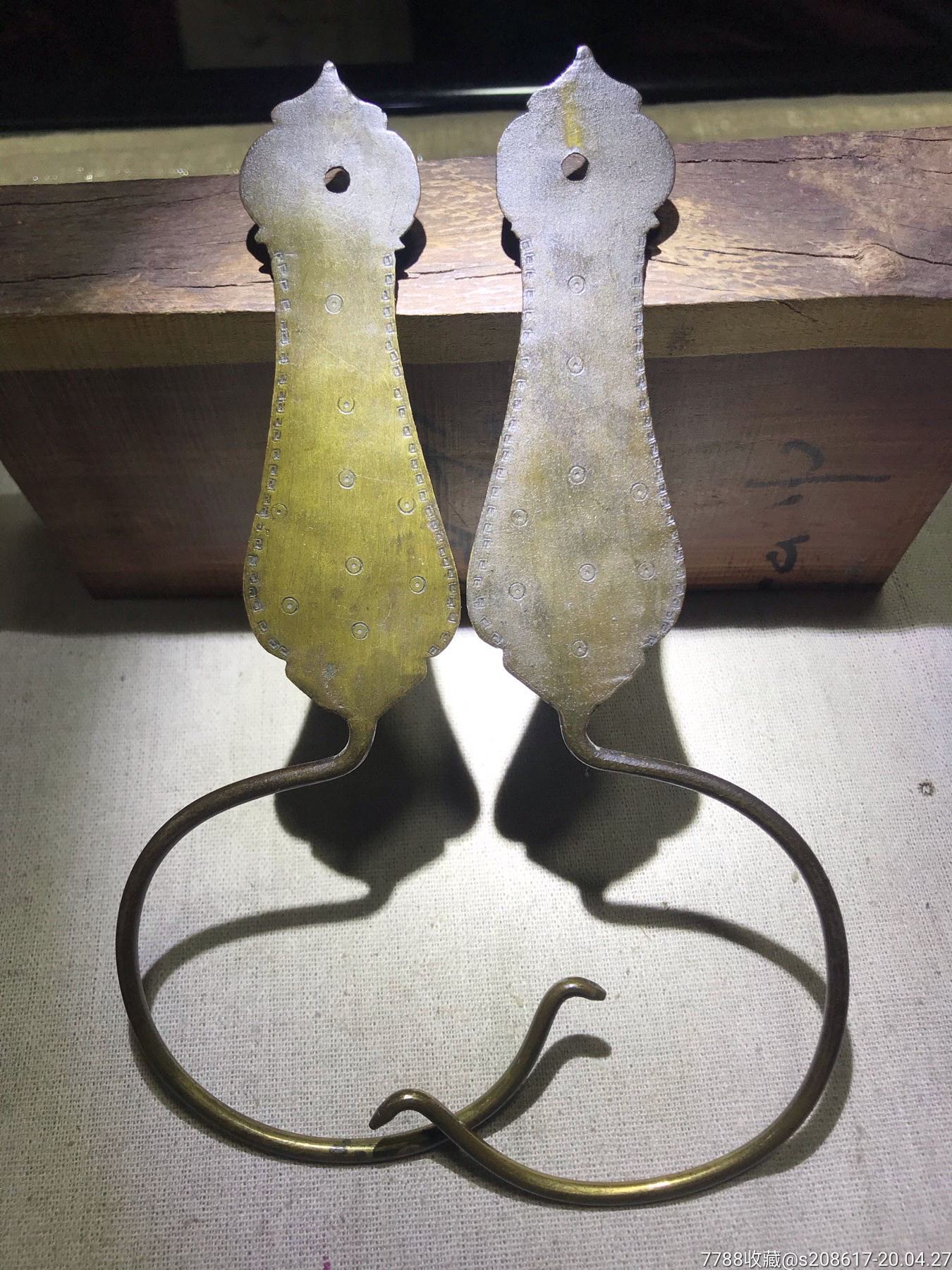 铜蚊帐钩子清末民国铜帐钩铜勾铜件