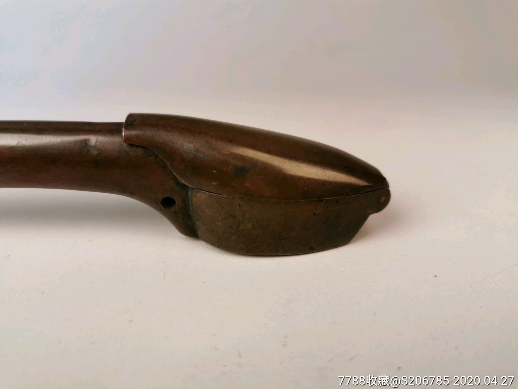 回流,铜墨斗,素面,全品