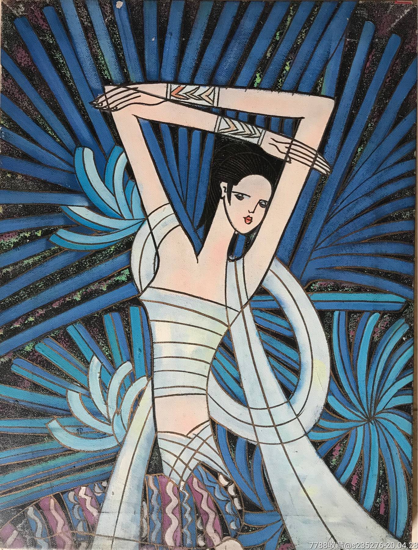 人物油画作品a32