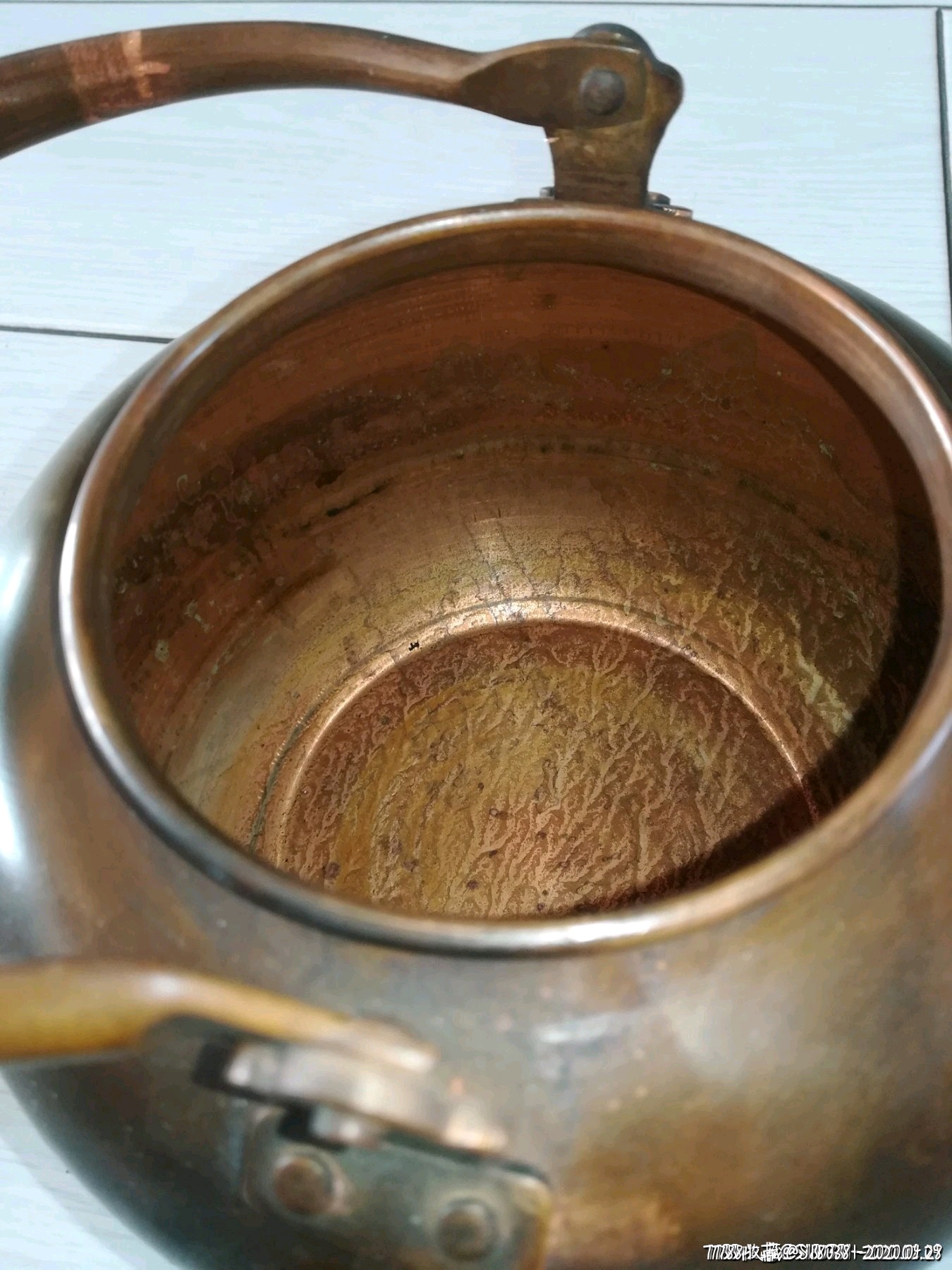 紫铜素壶纯手工加厚铜壶红铜烧水壶日本茶具泡煮茶壶文房摆件铜器收藏