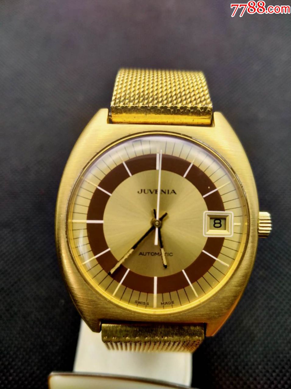 库存级品相瑞士一类品牌尊皇包金自动男士腕表