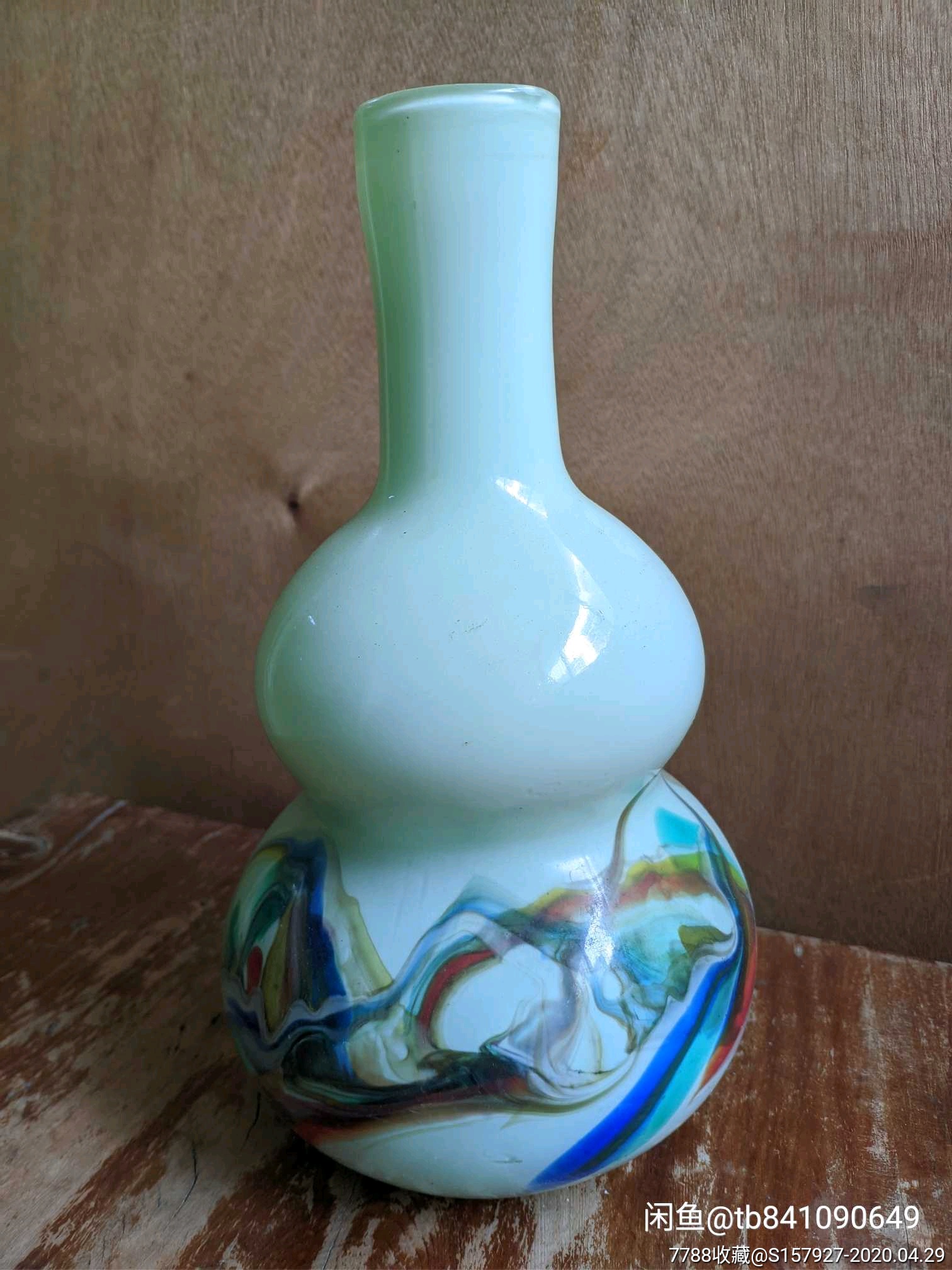 七八十年代老玻璃葫芦瓶