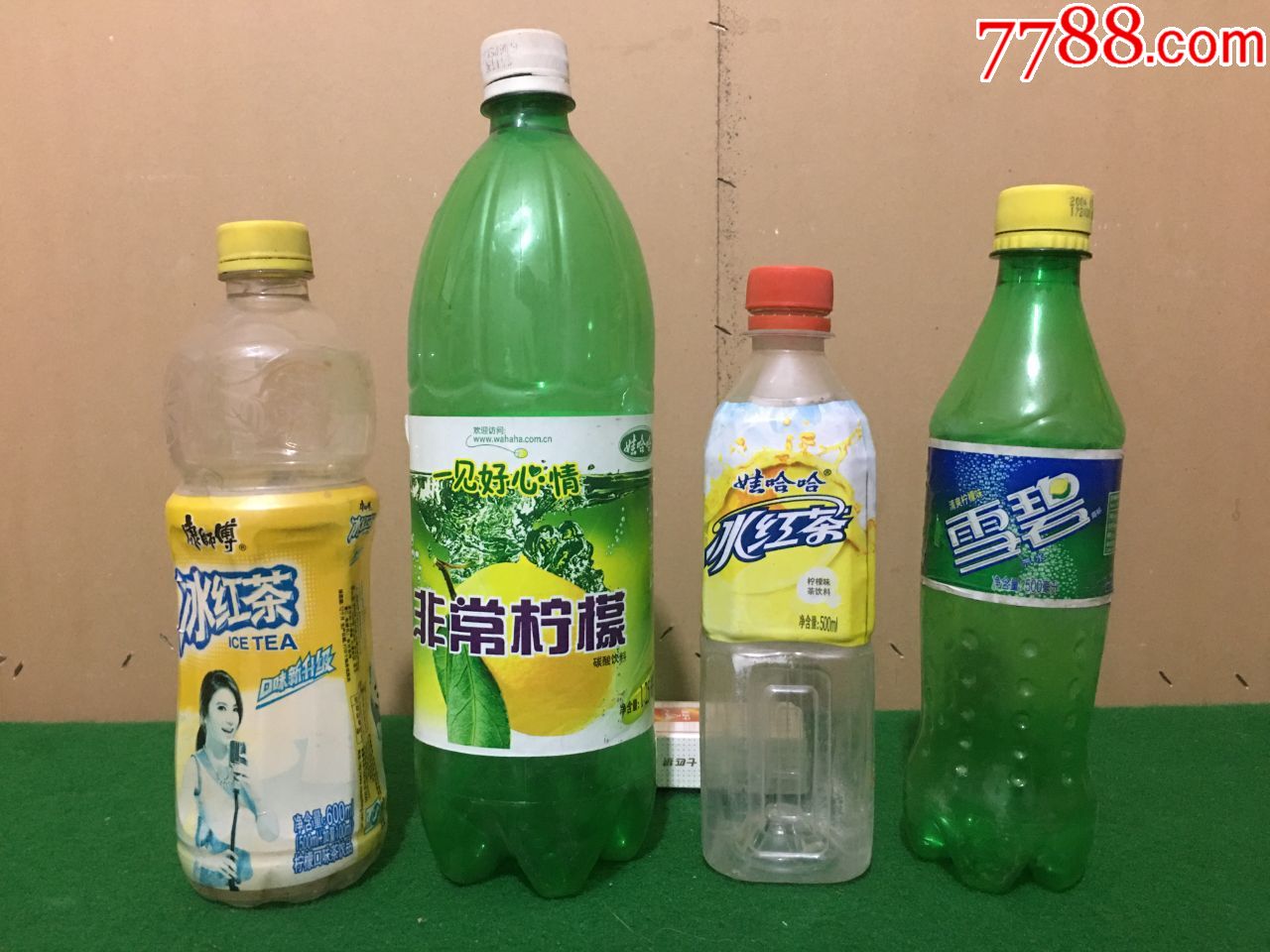 老飲料瓶子4個