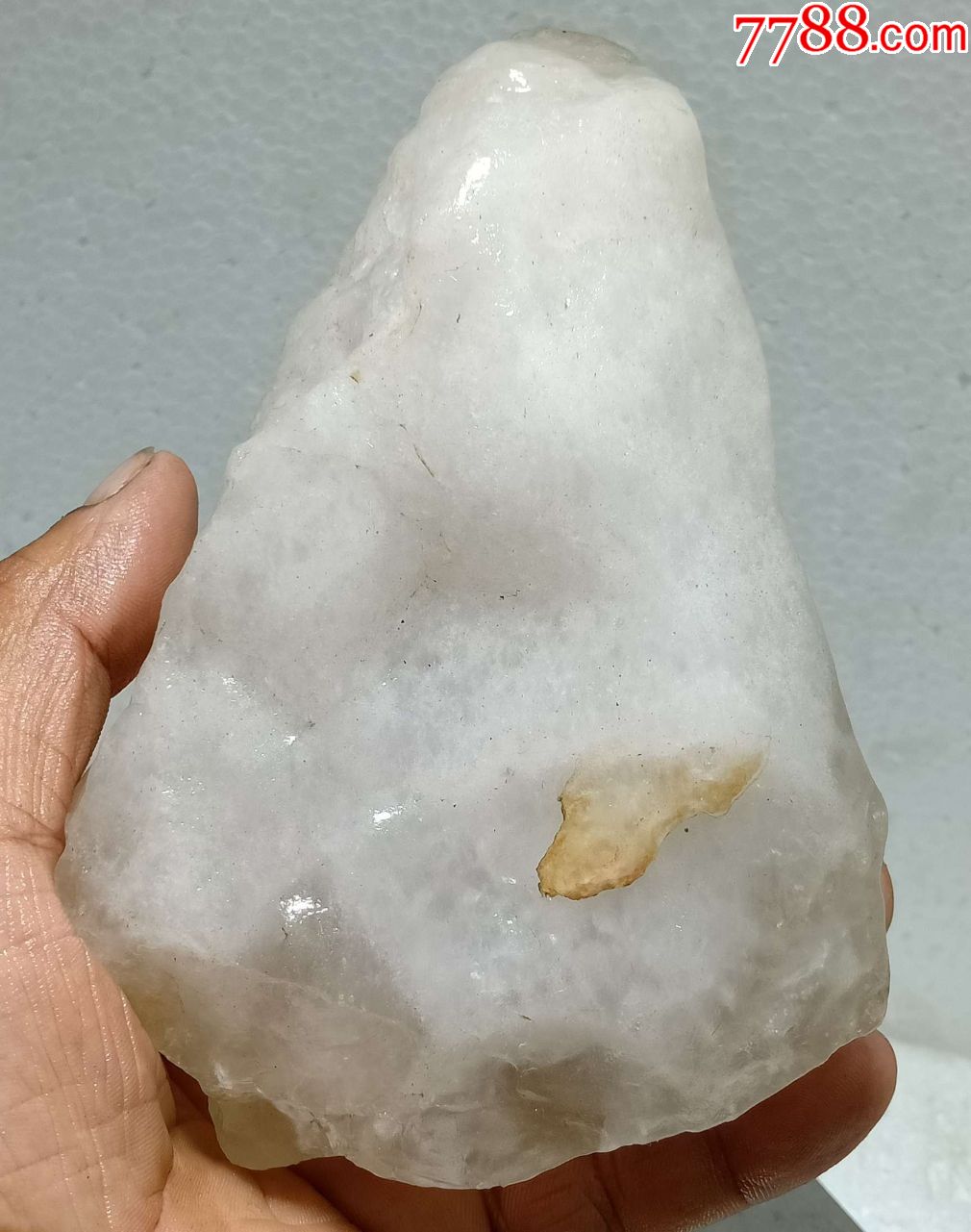 3869新疆天然戈壁水晶原石782克