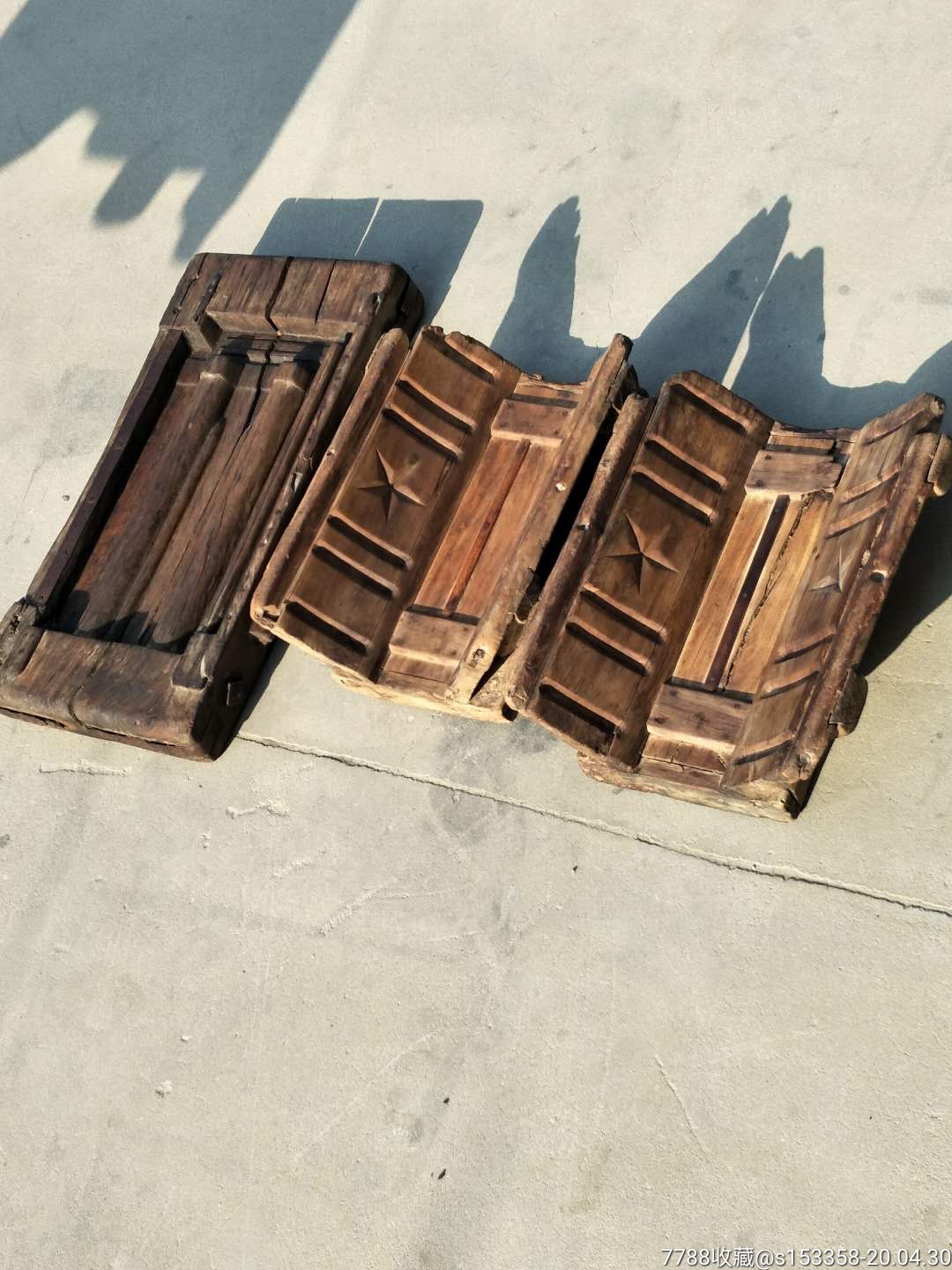 民俗精品 瓦模具一套