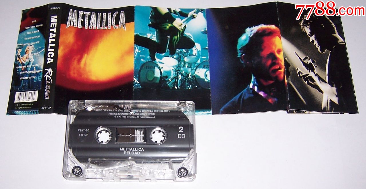metallica金属摇滚乐队摇滚磁带