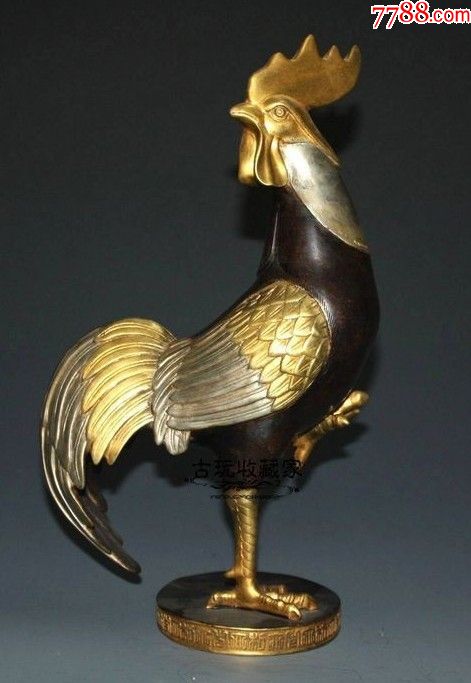 金鸡独立铜摆件_价格8988元【大田野】_第1张_7788商城__七七八八商品