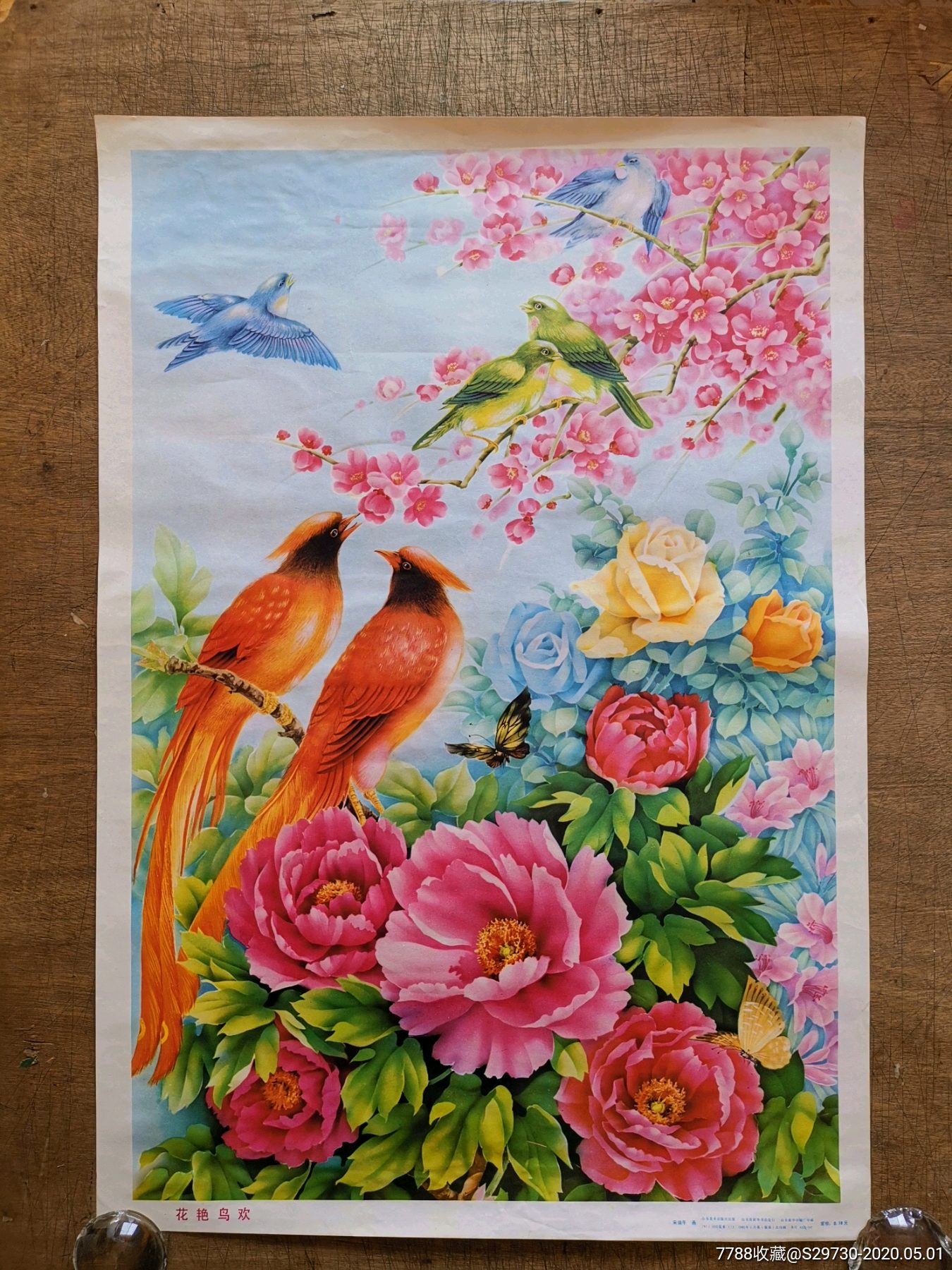 花艳鸟欢_年画/宣传画_金都红藏阁【7788收藏__收藏热线】