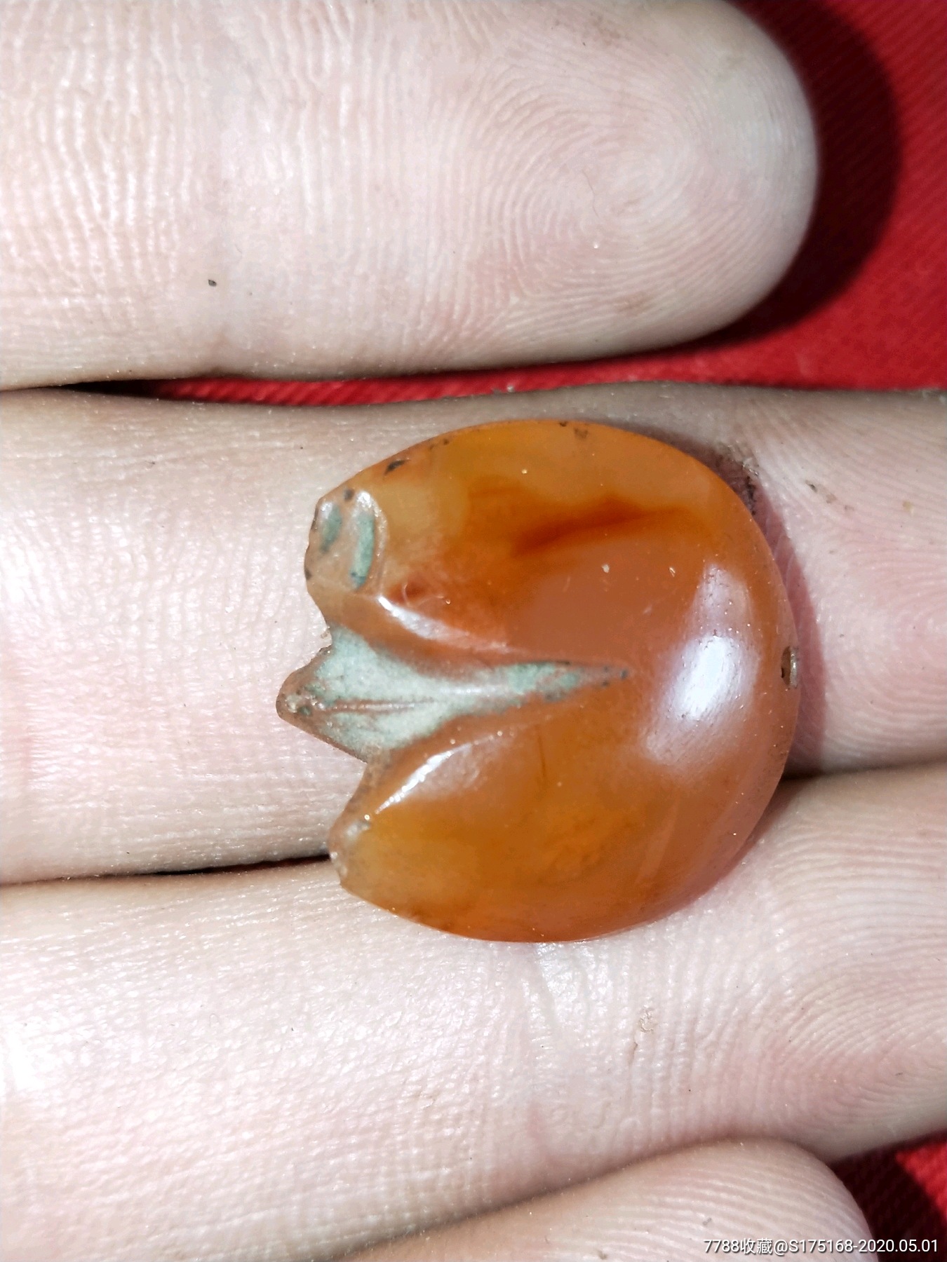 精品清代老玛瑙挂件