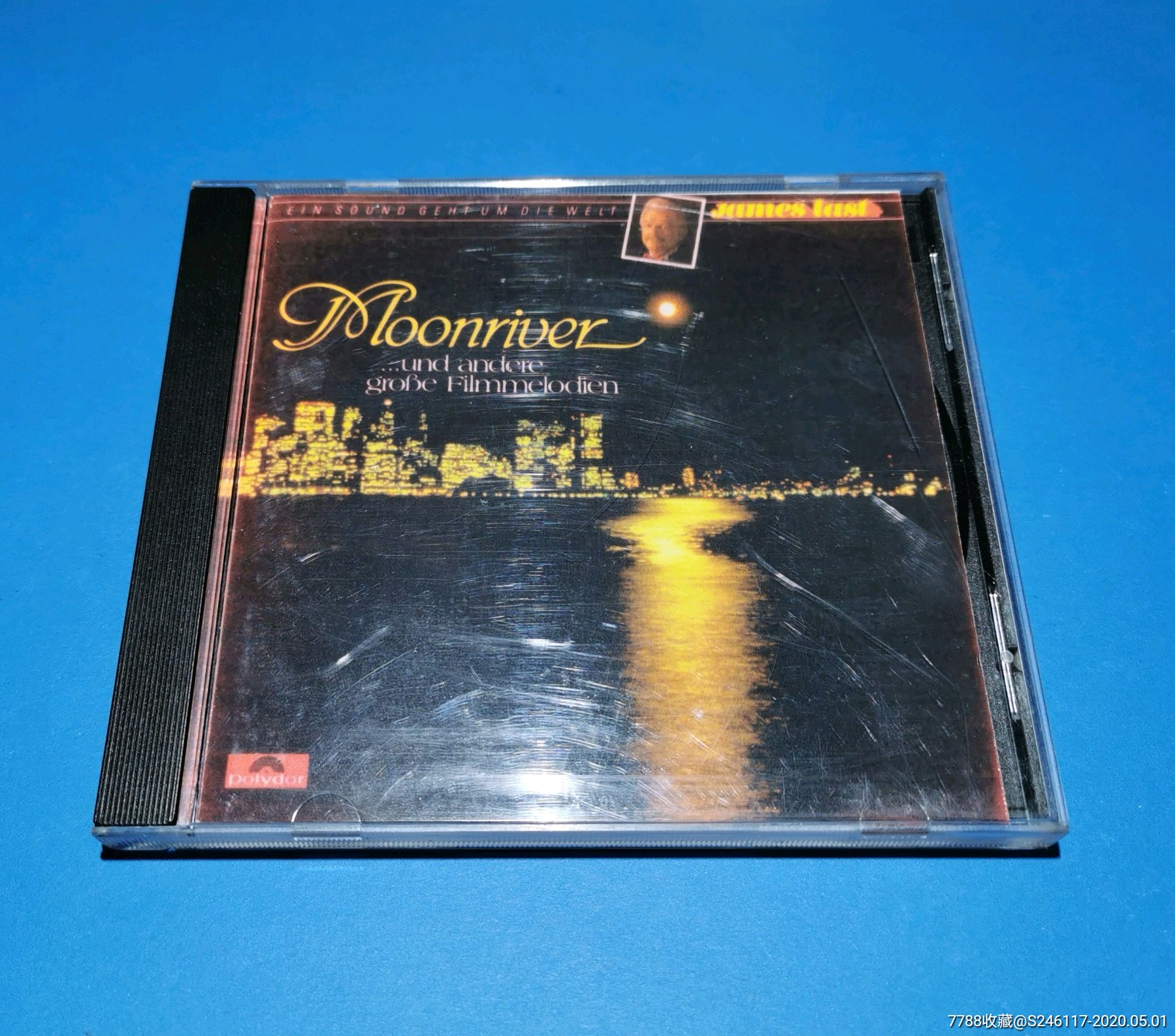 (请看详情)詹姆斯拉斯特/月亮河/法国宝丽金透明圈版cd