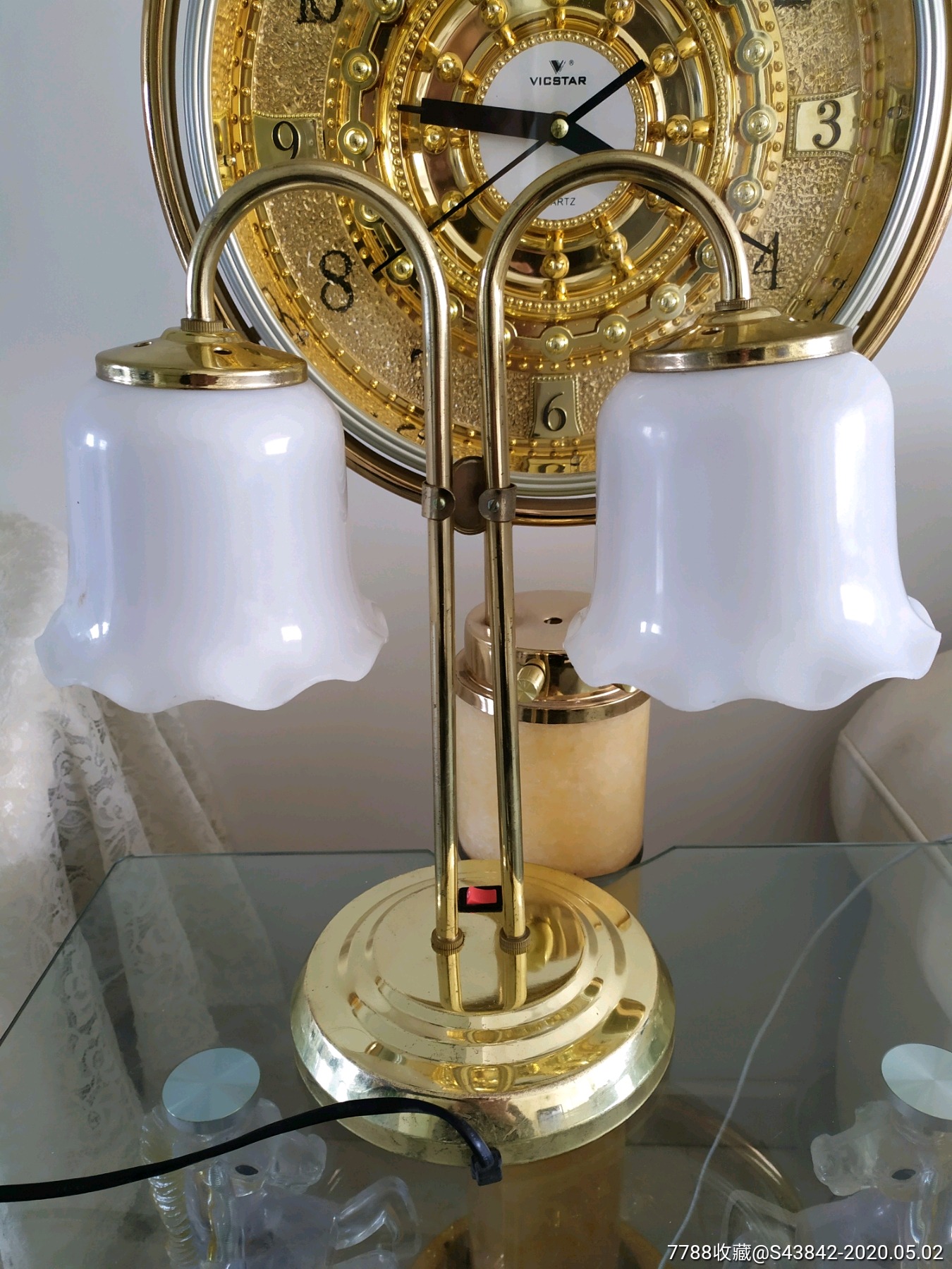 八十年代双头台灯-价格:80.0000元-1-台灯 -零售-7788收藏