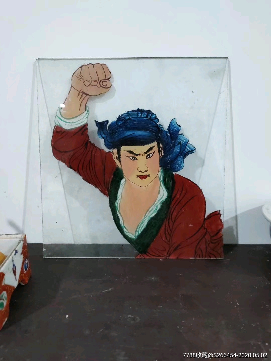 武松打虎图-玻璃画-7788收藏