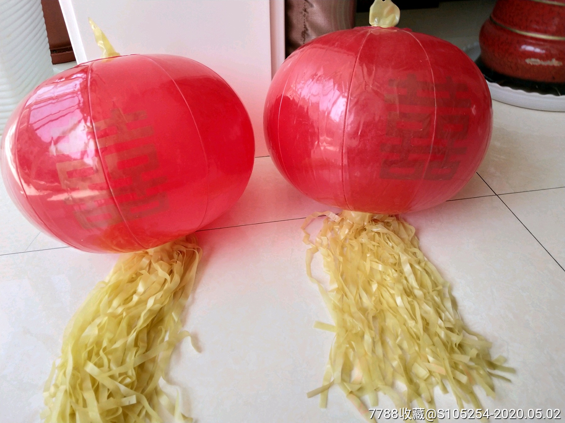 塑料灯笼一对