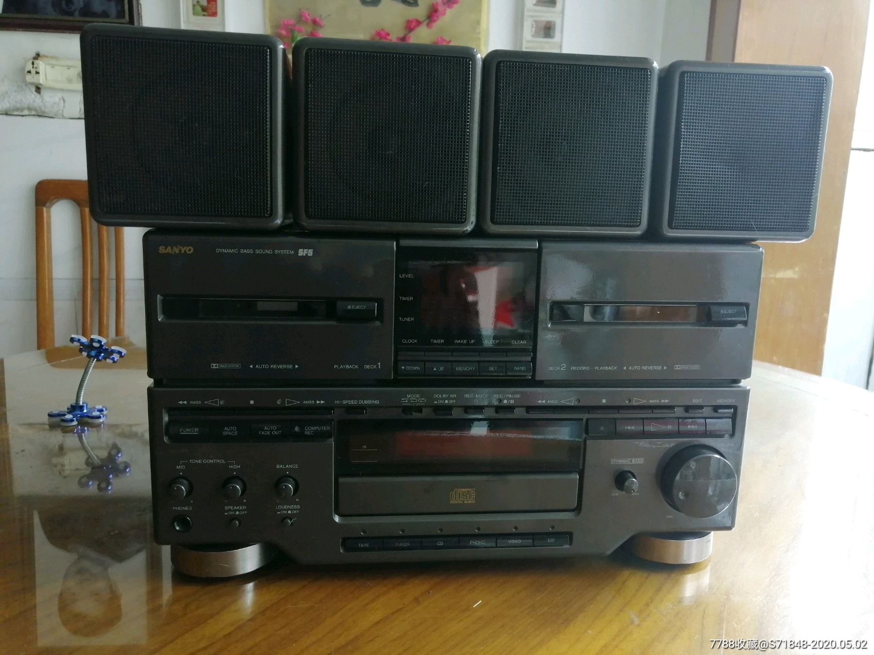 日本原装三洋dcsf5组合音响收录机