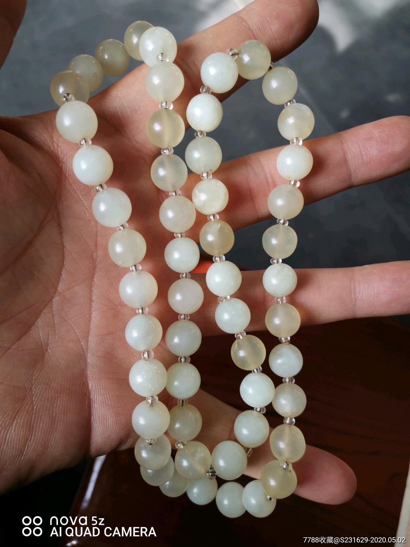 老和田玉项链一串