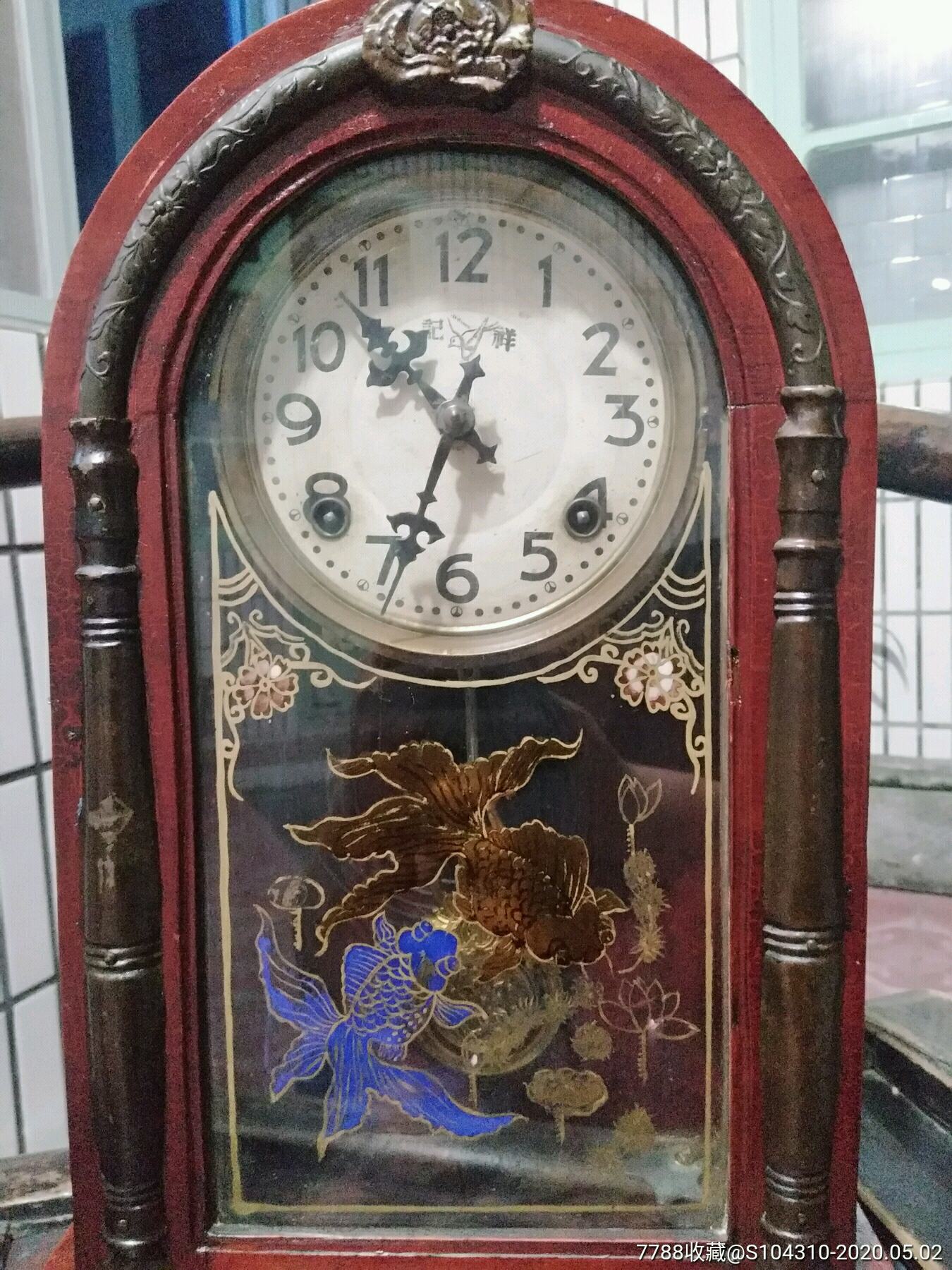 民国祥记老座钟