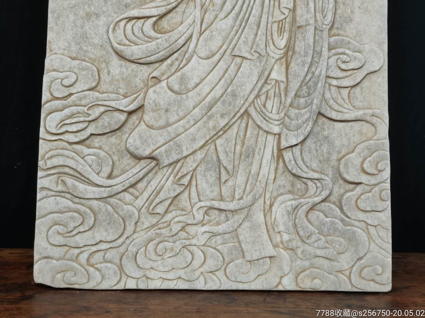 汉白玉舞乐侍女图石板高浮雕雕工精美漂亮人物刻画形象逼真全品成色见