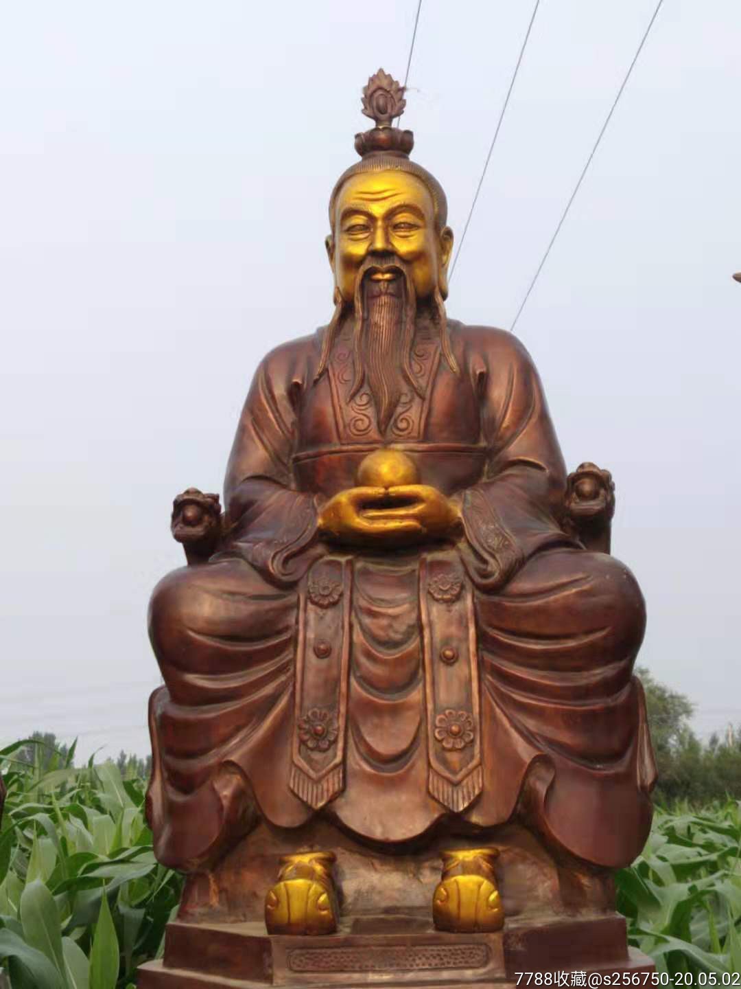 道教三清天尊材质黄铜三清道教用语指道教所尊的玉清上清太清三清境