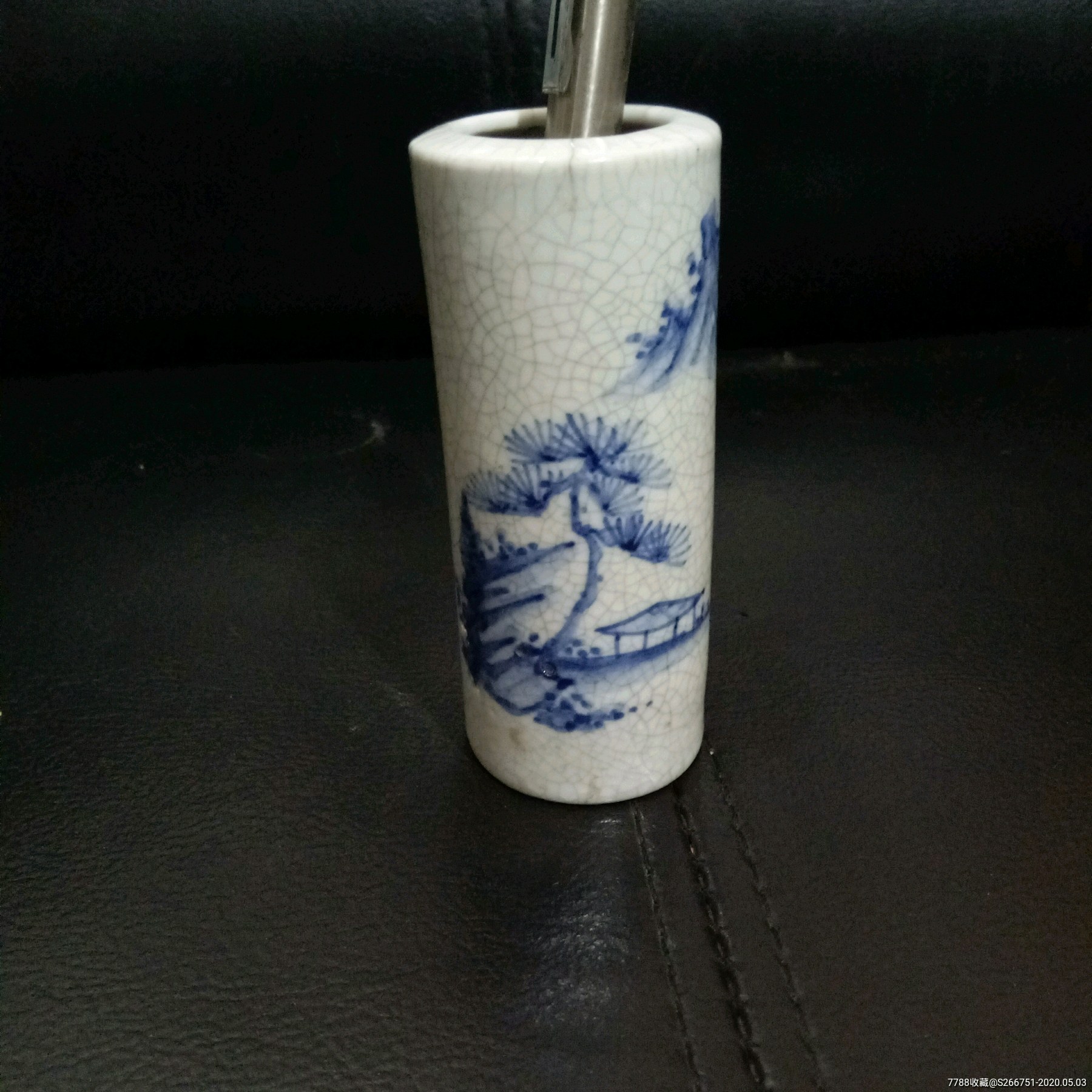 青花小笔筒-价格:200元-se72765249-彩绘瓷/彩瓷-零售-7788收藏__收藏