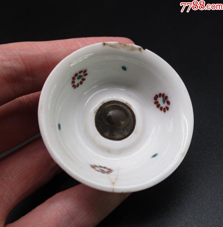 民国美人杯显影杯酒盅