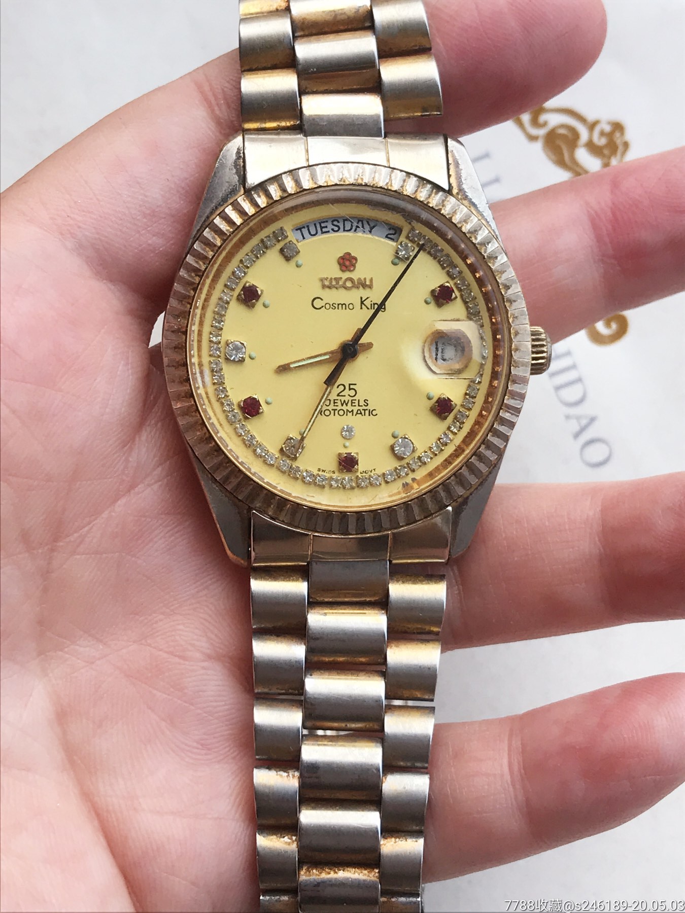 梅花搭载瑞士2834机械机芯_价格300元【诚意二手手表】_第1张_7788